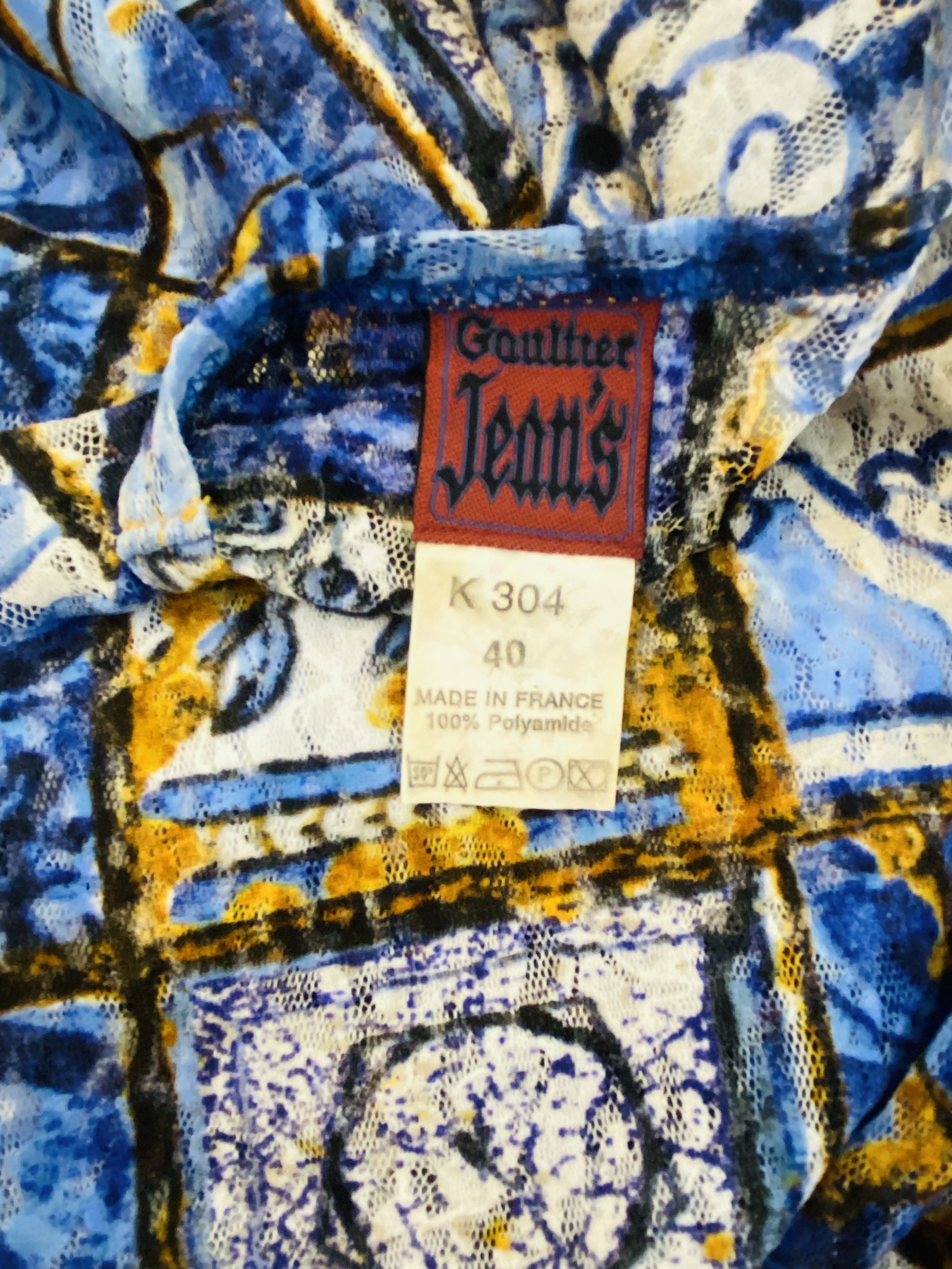 Jean Paul Gaultier Jean Paul Gaultier Transparent Tile Maxi Colour Block Dress Size M / US 6-8 / IT 42-44 - 11 Thumbnail