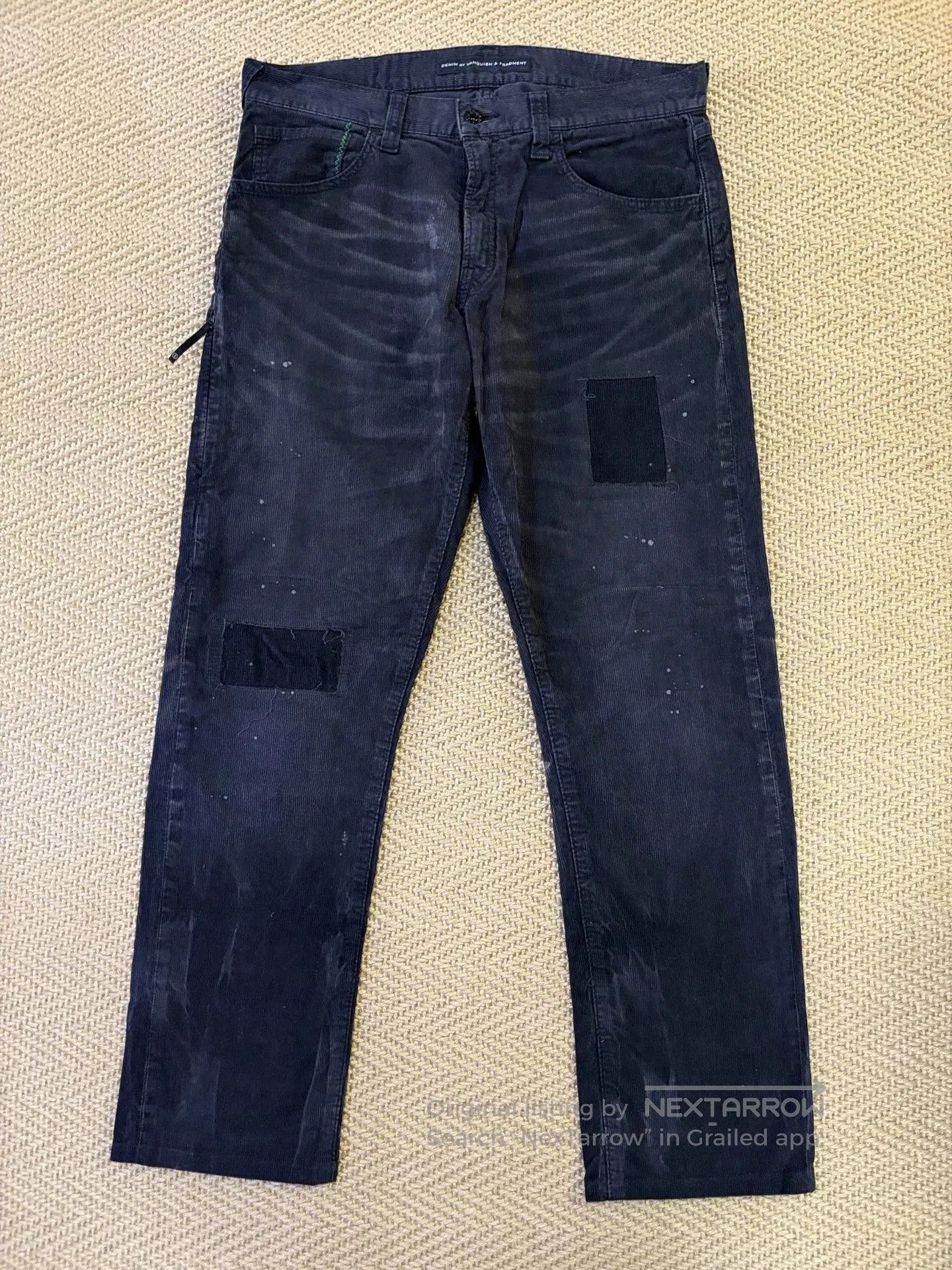Fragment Design Vanquish & Fragment Corduroy Patch Casual Pants. Size US 32 / EU 48 - 1 Thumbnail