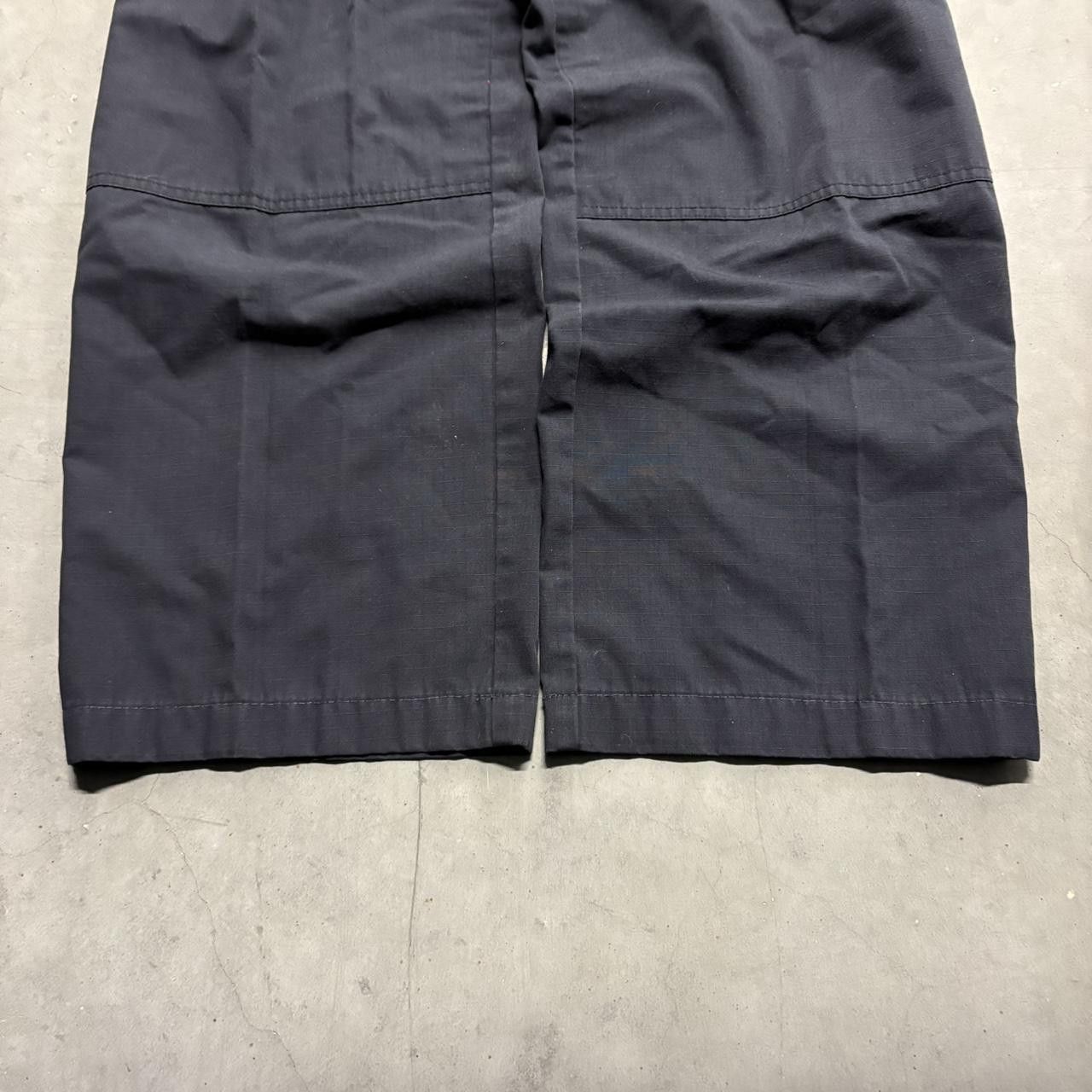 Japanese Brand × Vintage Crazy Vintage Y2K/2000s Baggy Black WorkWear Style Cargo Pants! Size US 38 / EU 54 - 5 Thumbnail