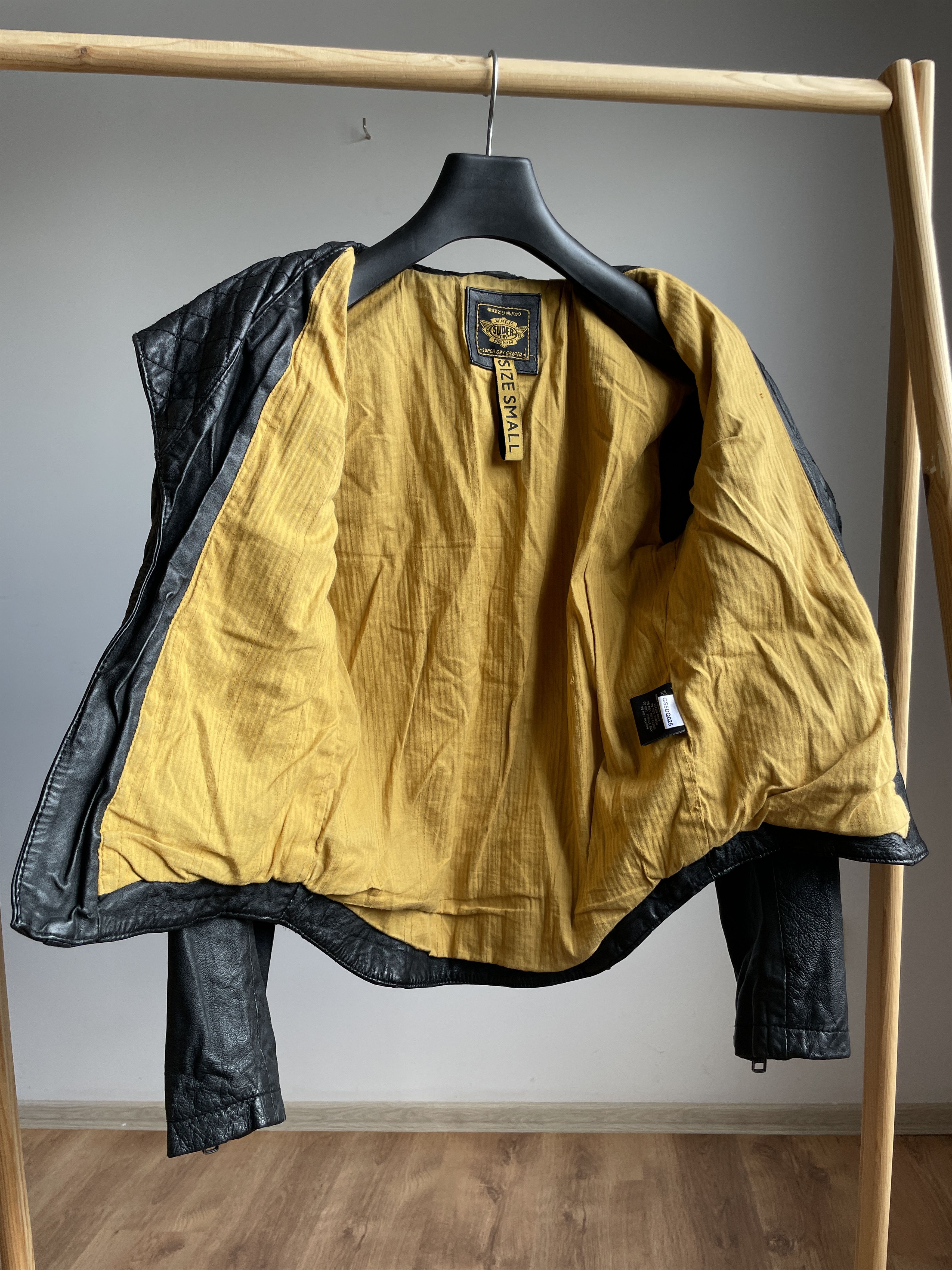 Superdry Superdry Womens Biker Leather Jacket Size S Size S / US 4 / IT 40 - 3 Thumbnail