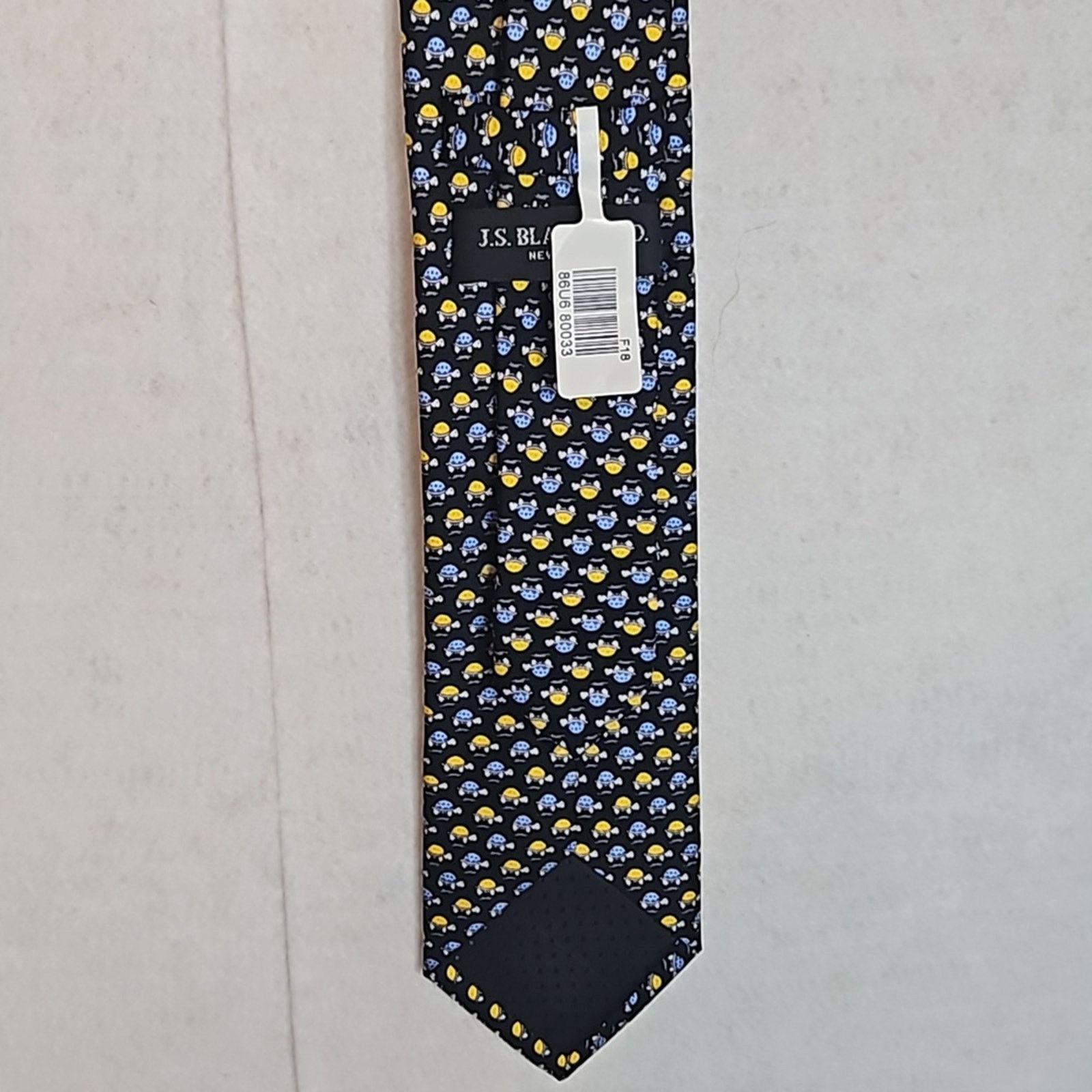 Other NWT J.S. Blank Men's Silk Turtle Print Tie Size ONE SIZE - 4 Thumbnail