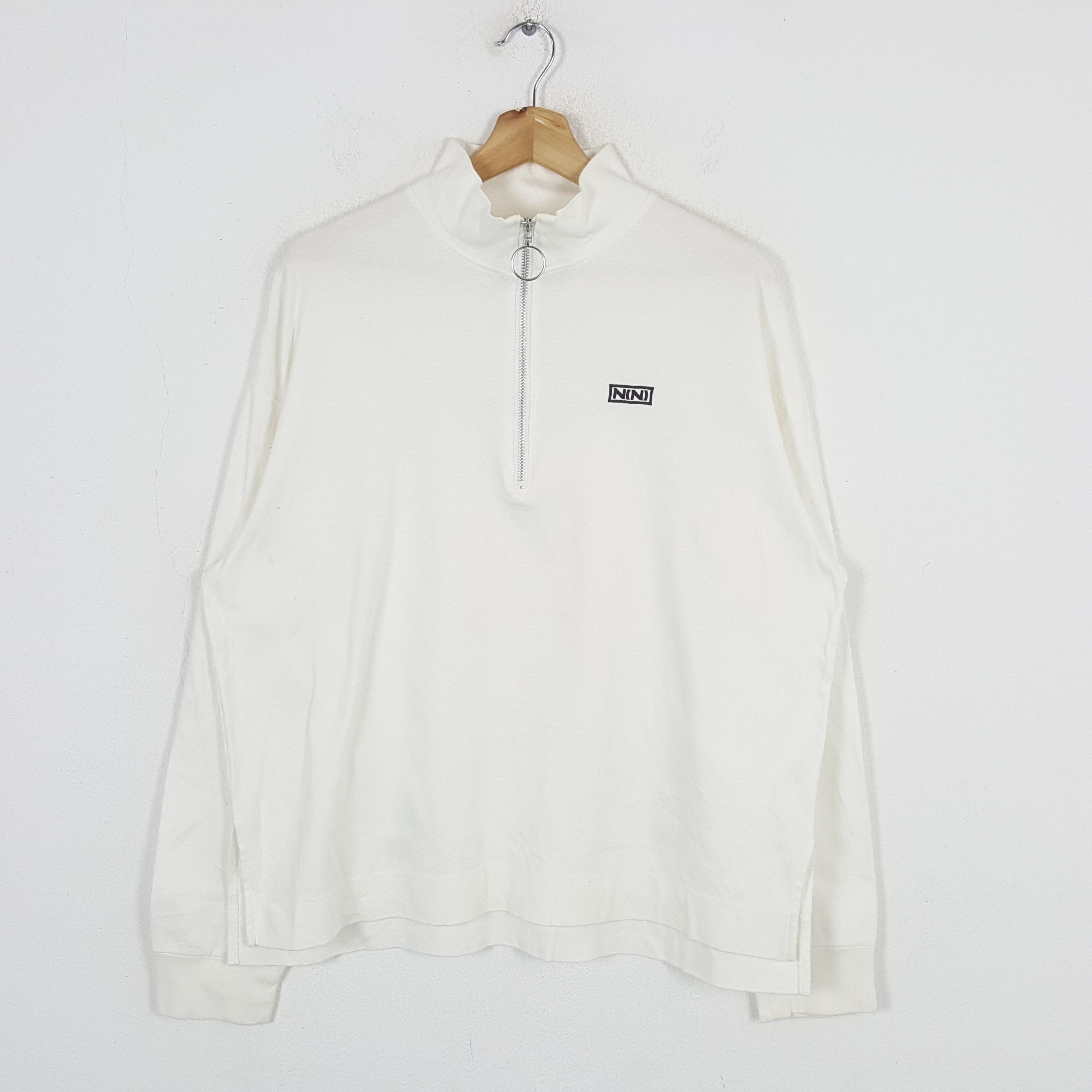 Japanese Brand × Number (N)ine × Vintage Vintage Number Nine Half Zipper Japanese Brand T-Shirt Size US XL / EU 56 / 4 - 3 Thumbnail