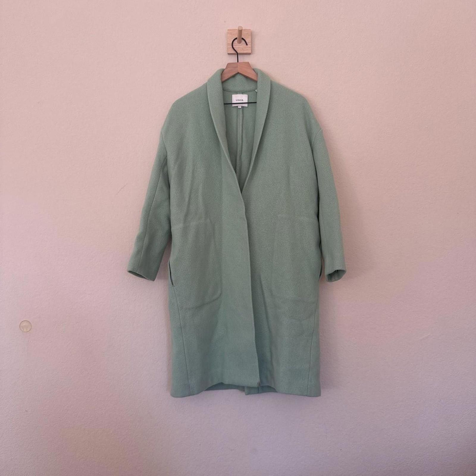 Vince Vince Single Button Coat Women's XS Teal Wool Size XS / US 0-2 / IT 36-38 - 1 Thumbnail