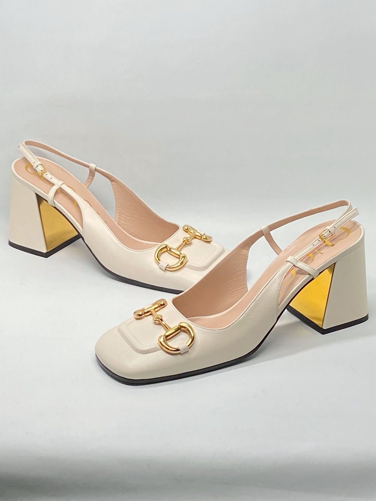 Gucci Gucci Baby Mid-Heel Horsebit Slingback Pumps size 41.5 Size US 11.5 / IT 41.5 - 11 Thumbnail