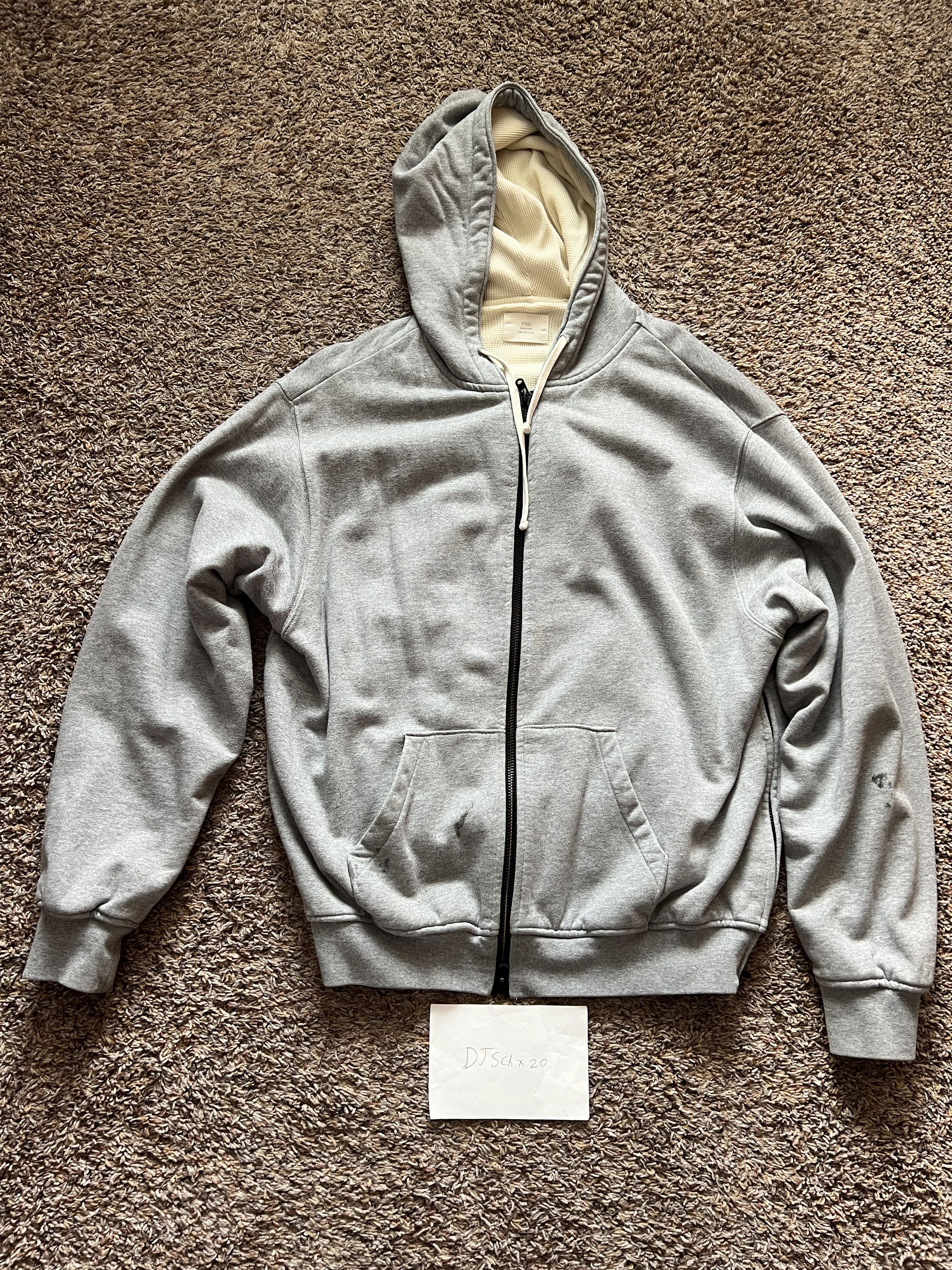 Essentials × Fear of God Essentials “1997” Knitted Hoodie (Medium 