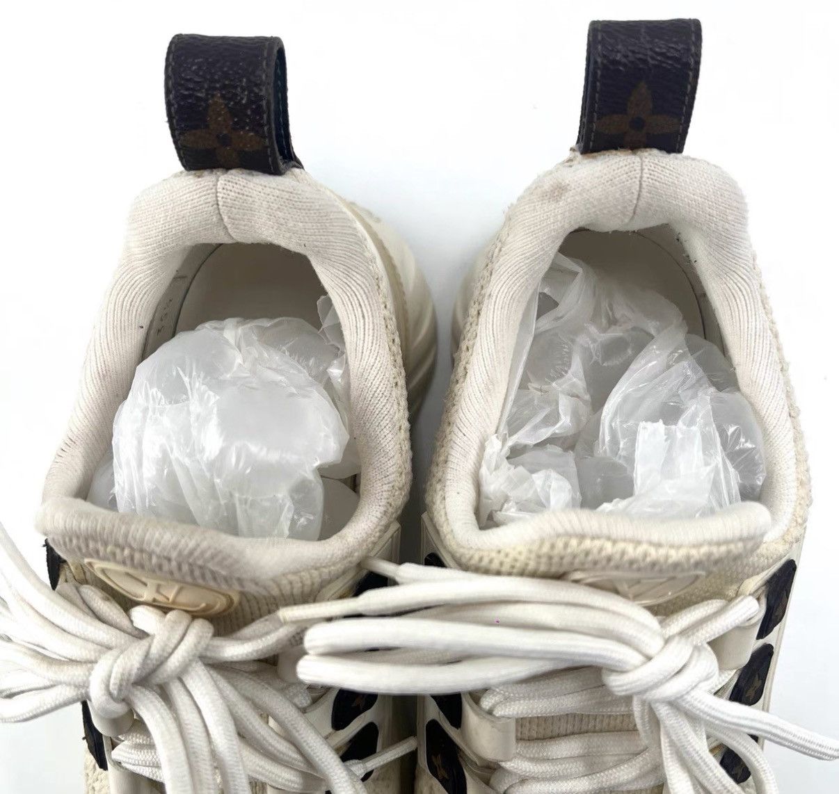 Louis Vuitton Louis Vuitton / Classic Women's Monogram Woven Sneakers K12 Size US 5.5 / IT 35.5 - 4 Thumbnail