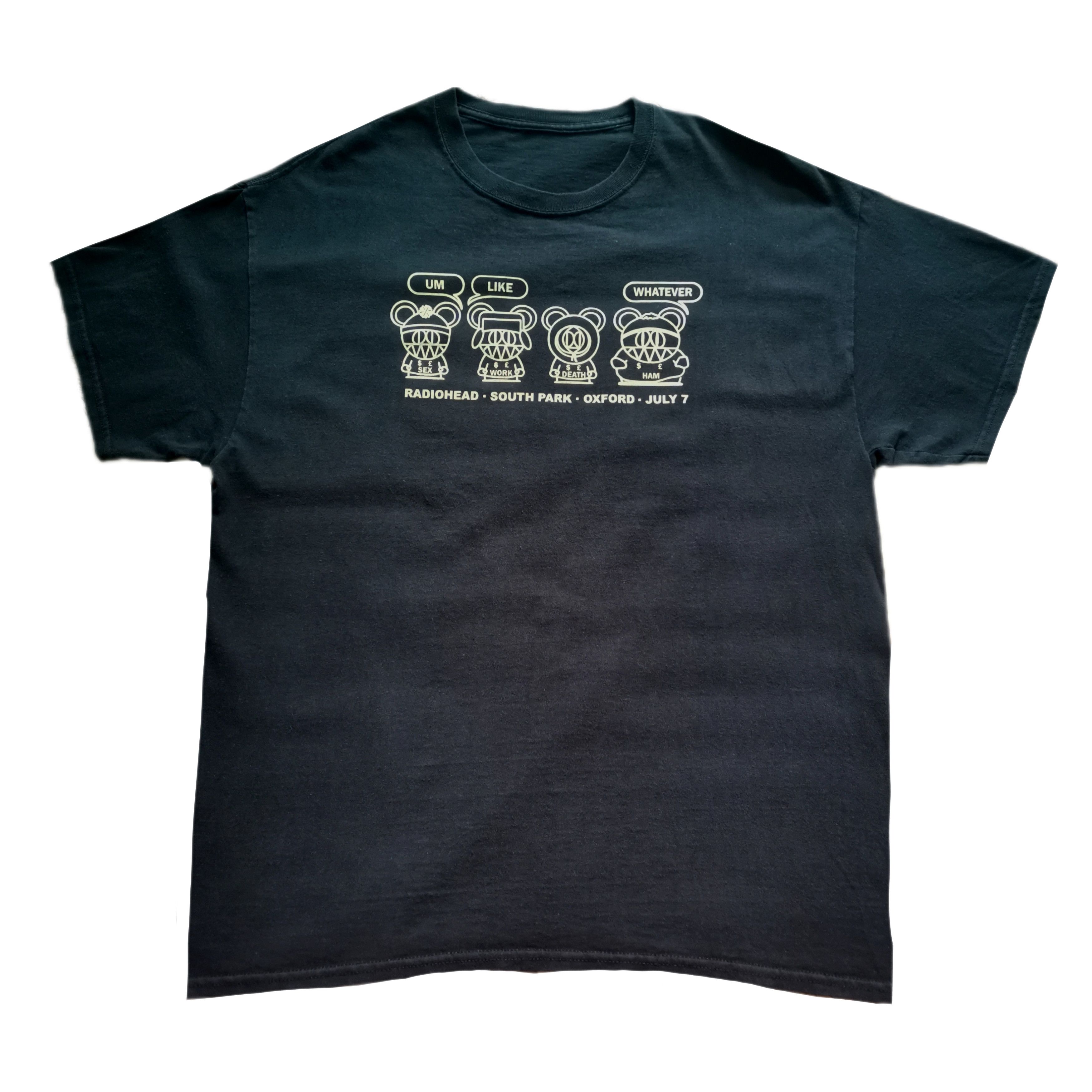 Band Tees Japanese Brand Very Rare Radiohead South Park Oxford T shirt Oasis Britpop Radiohead Grailed