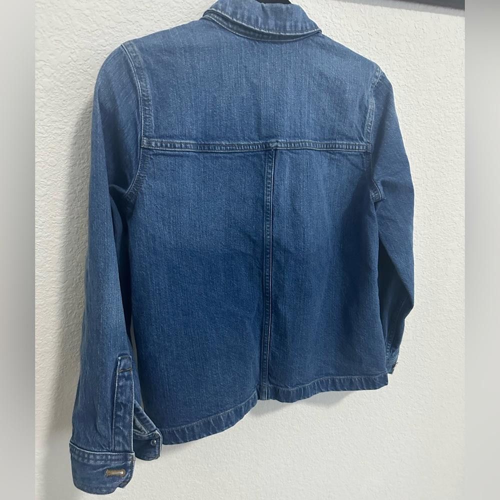 J.Crew J. Crew Denim Oversize Chore Jean Utility Pockets Jacket XXS Size XXS / US 00 / IT 34 - 7 Thumbnail