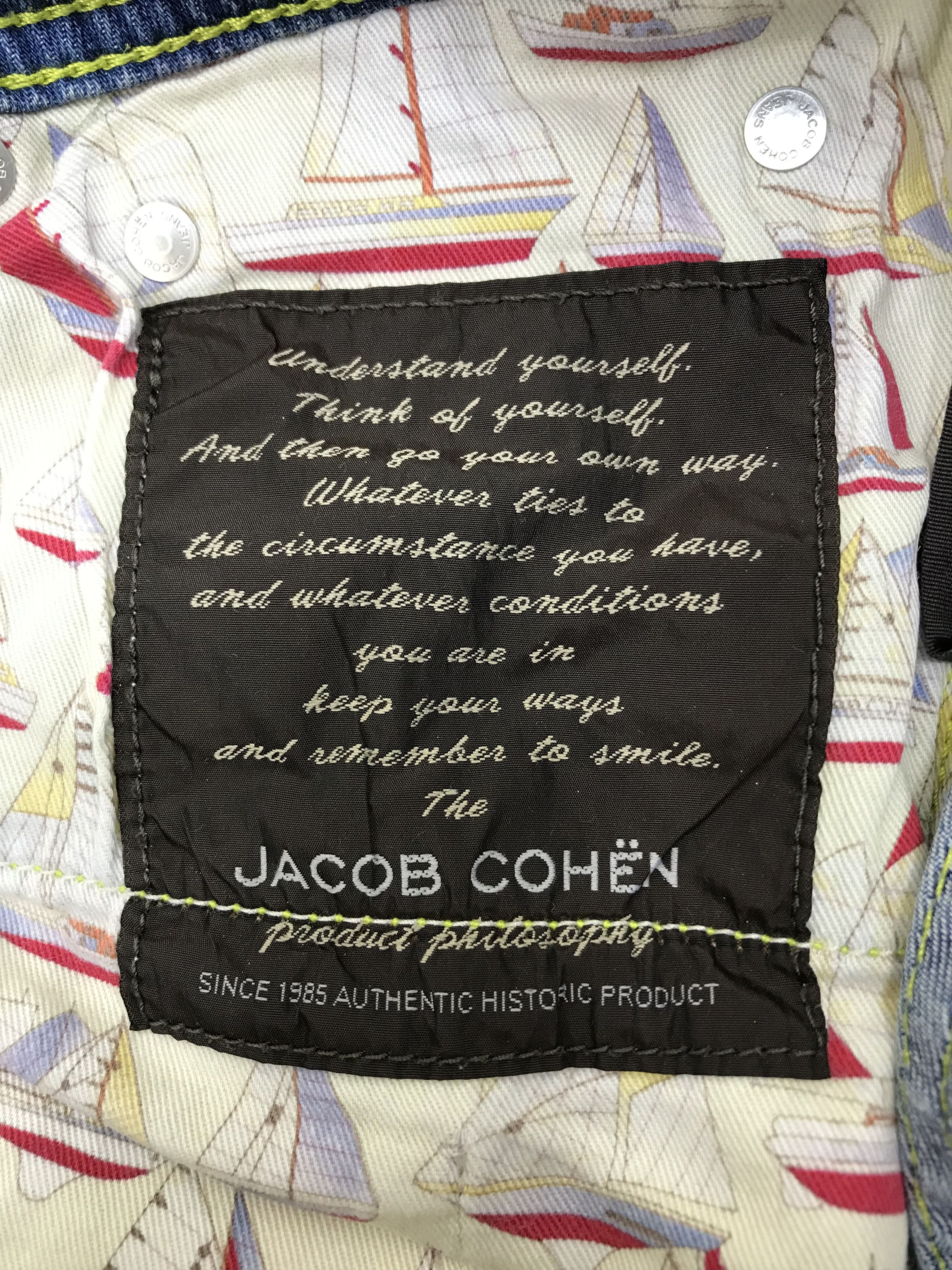 Jacob Cohen Vintage Jacon Cohen Blue Wash Jeans Size US 34 / EU 50 - 15 Thumbnail