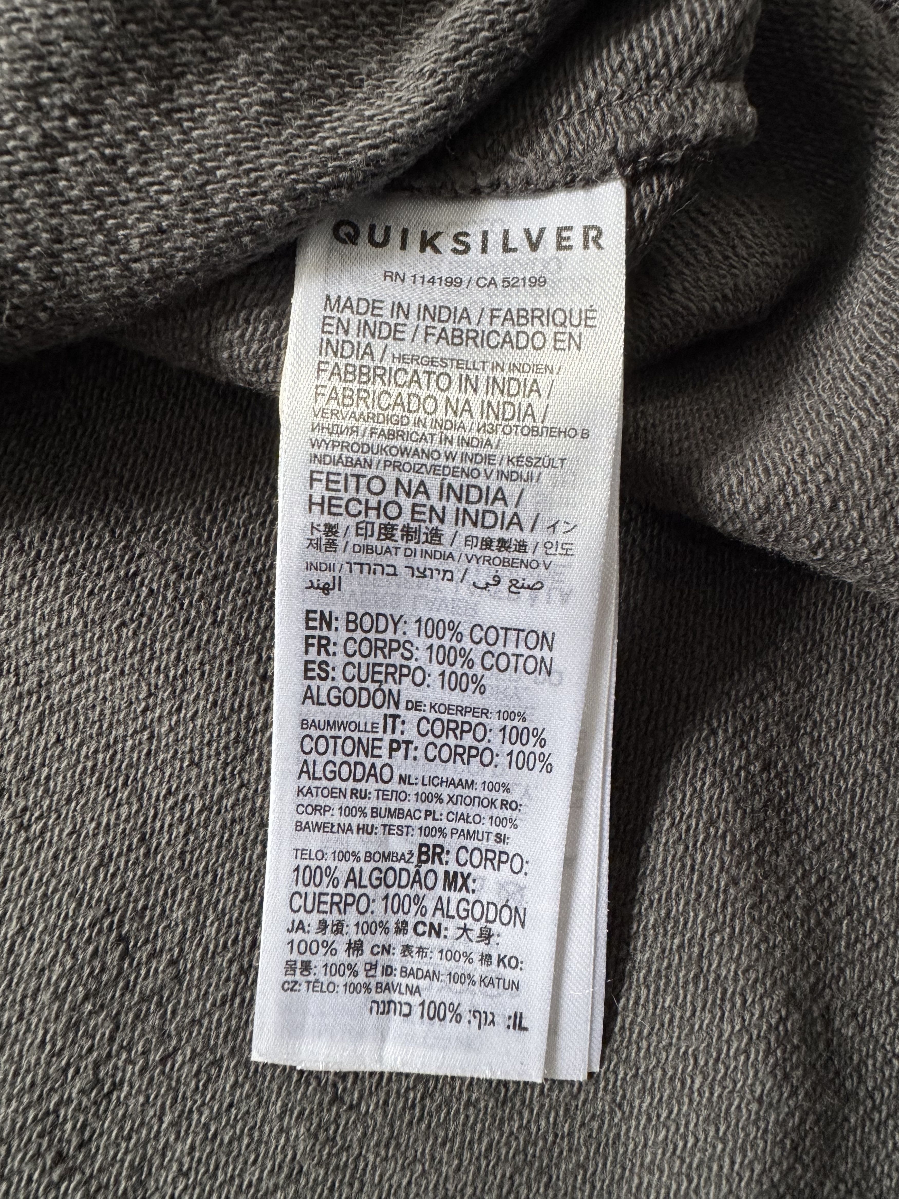 Quiksilver Quiksilver 1/3 Zip Sweatshirt Pullover Big Logo Size US S / EU 44-46 / 1 - 10 Thumbnail