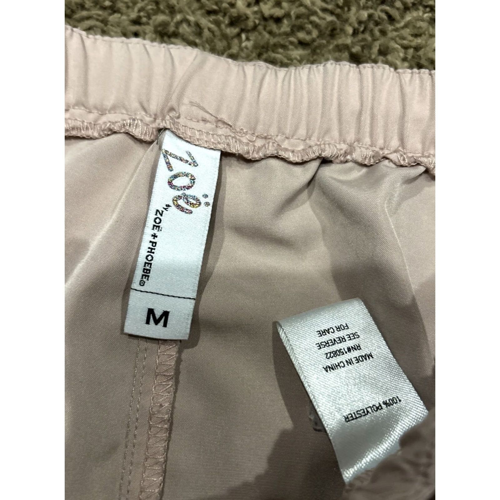Pinko Zoé Black Cargo Pants M Teen Wide-Leg 90s Pink Polyester Cargo Style Casual Size 32" / US 10 / IT 46 - 3 Thumbnail