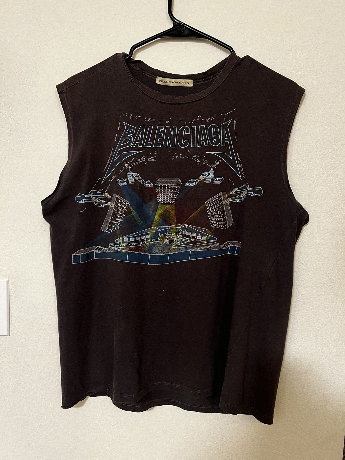 Balenciaga Balenciaga metallica concert T-shirt | Grailed