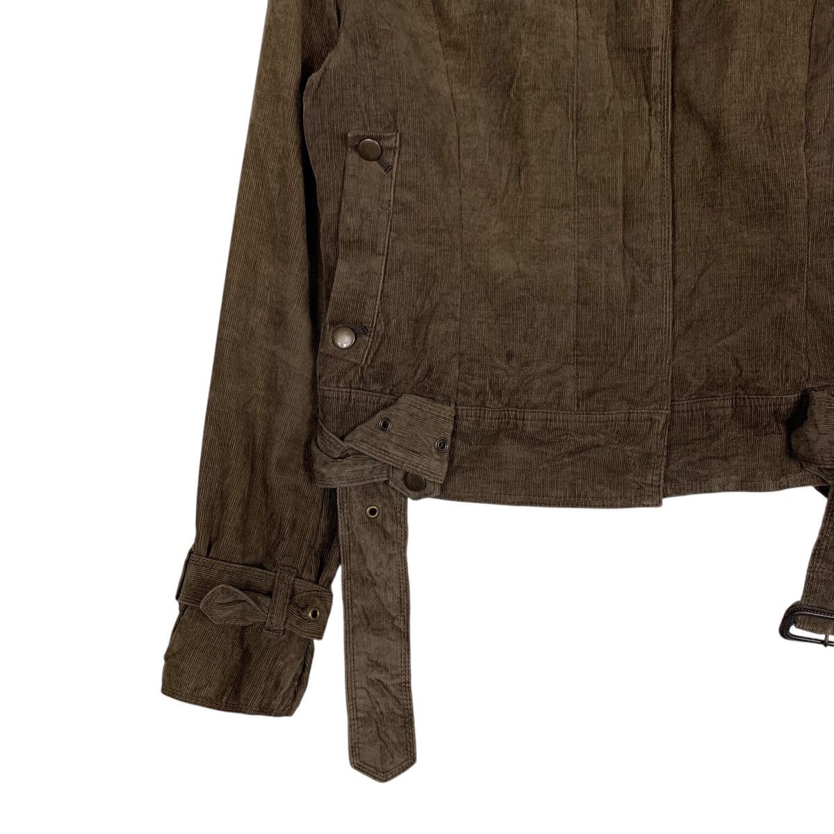 Japanese Brand UNIVERSAL LANGUAGE Crop Belted Jacket #1528-C68 Size XS / US 0-2 / IT 36-38 - 3 Thumbnail