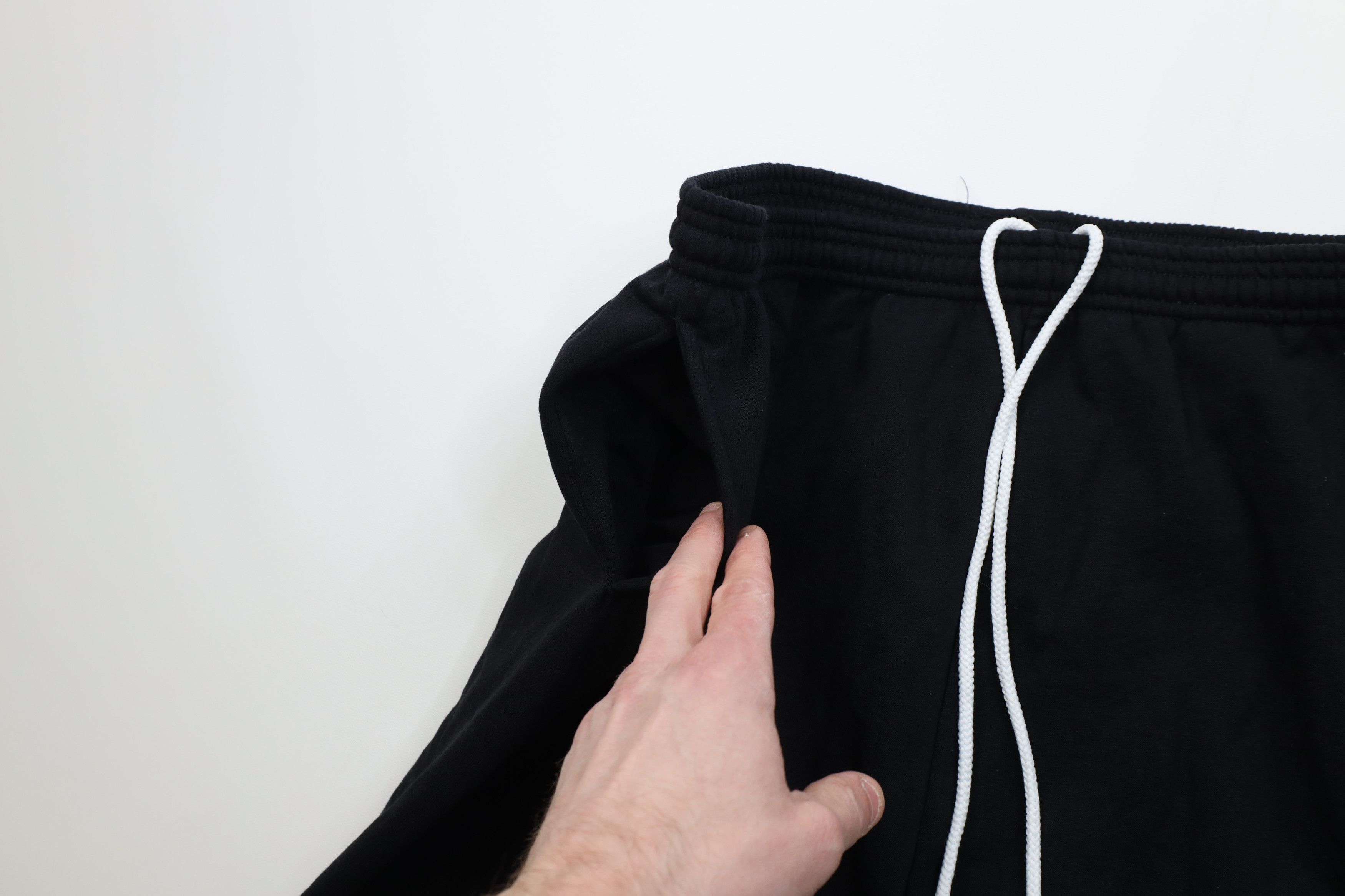 Vintage Vintage 90s Y2K Streetwear Relaxed Fit Sweatpants Black Size US 38 / EU 54 - 8 Thumbnail