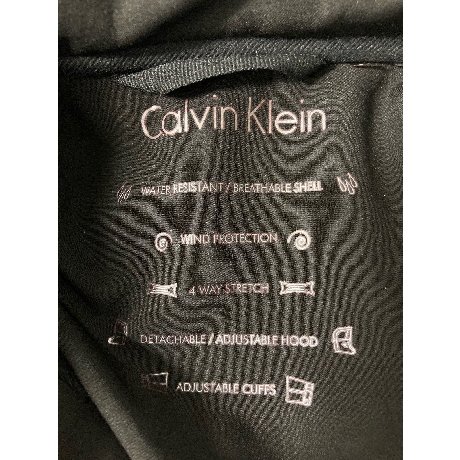 Calvin Klein Calvin Klein Womens M Black Full Zip Jacket Cold Weather Size M / US 6-8 / IT 42-44 - 3 Thumbnail