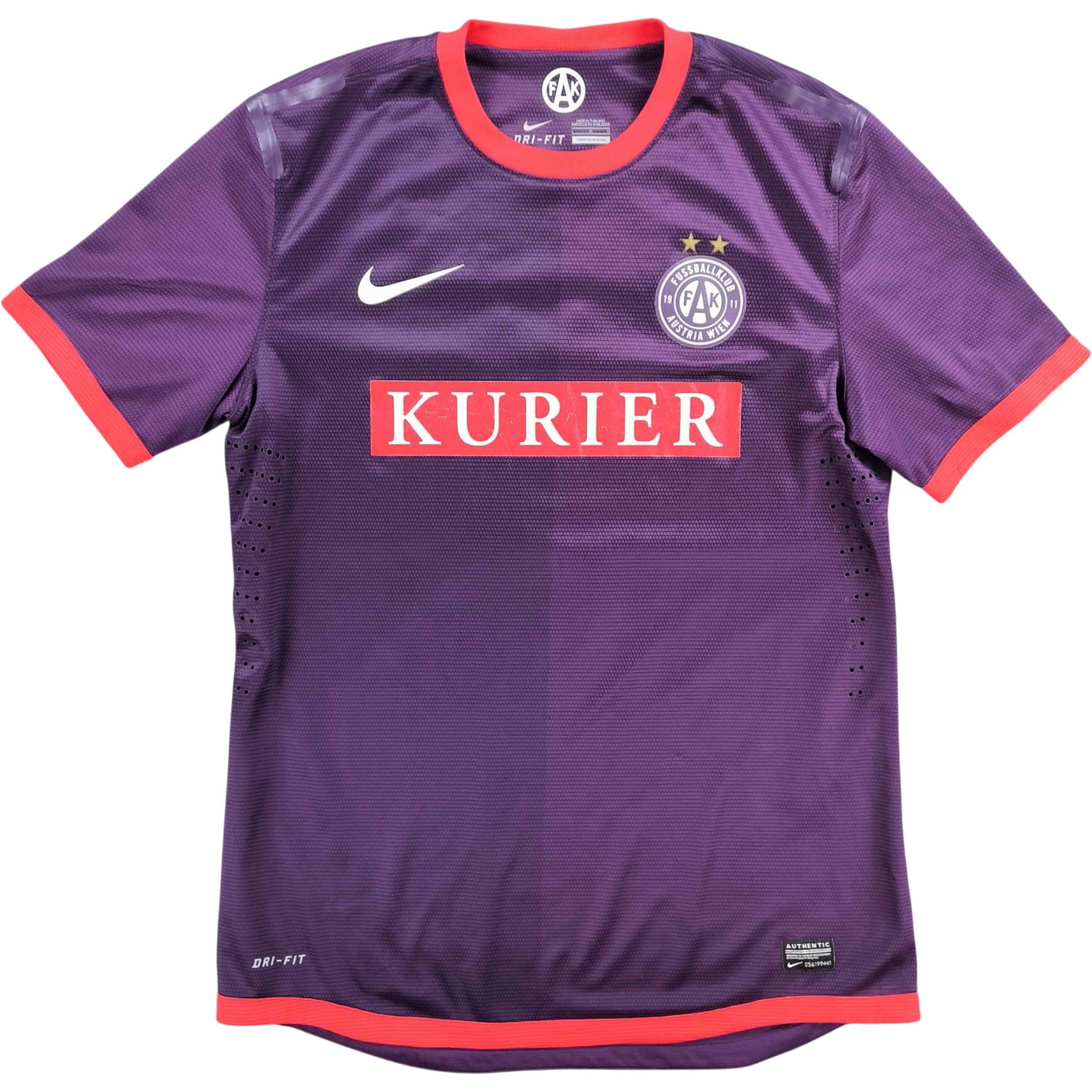Nike MATCH WORN Austria Wien 12-14 home #5 football jersey size L Size US L / EU 52-54 / 3 - 1 Thumbnail