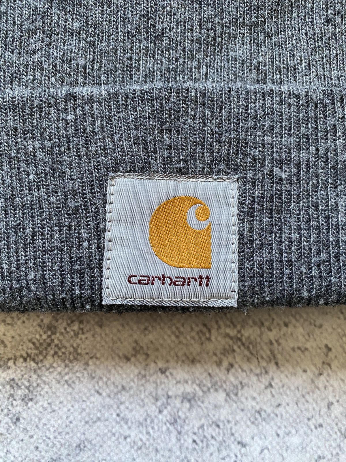 Carhartt Carhartt Hat Gray Logo One Size Men’s Acrylic Size ONE SIZE - 2 Thumbnail