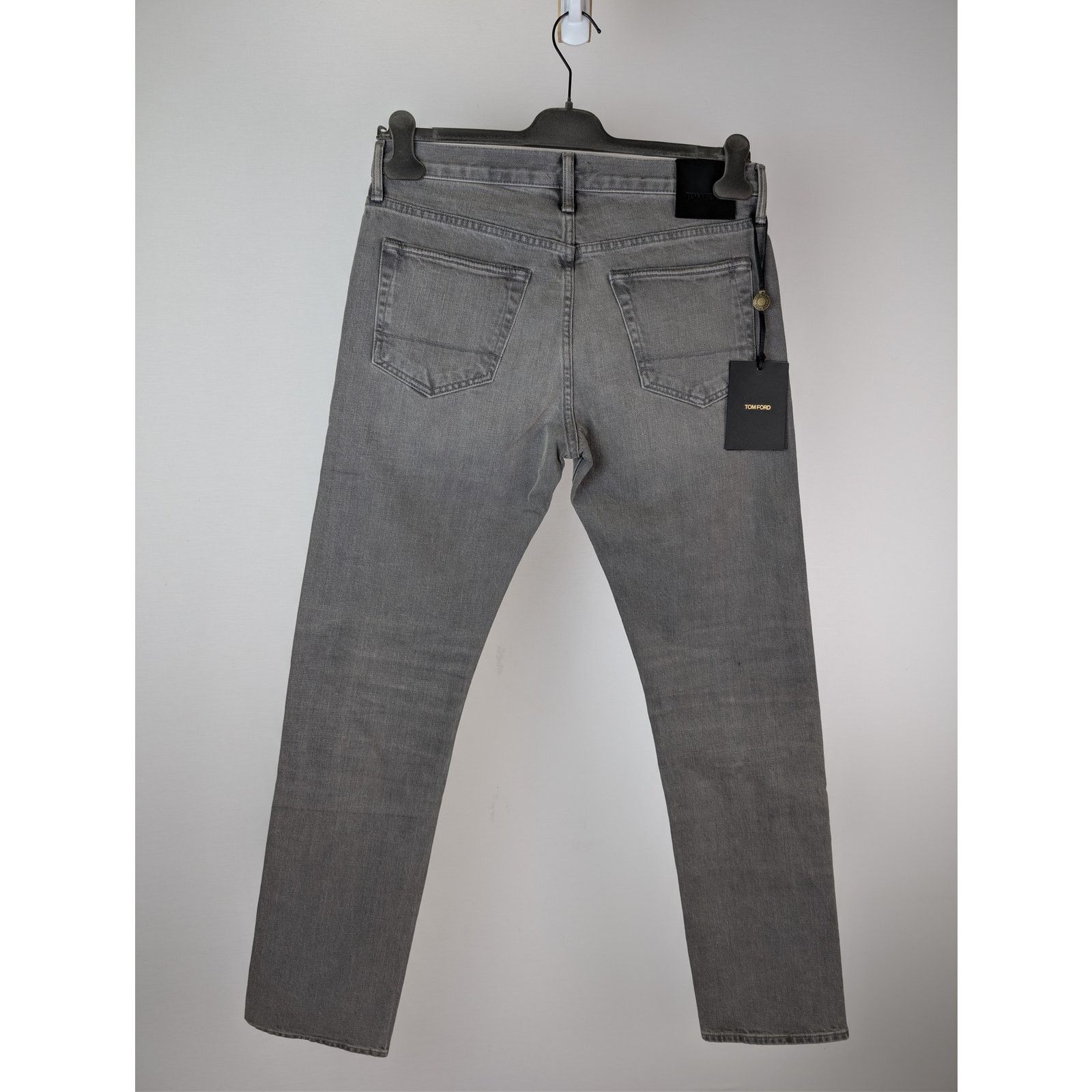 Tom Ford o1rshd1 Straight-Fit Denim Jeans in Grey Size US 33 - 14 Thumbnail