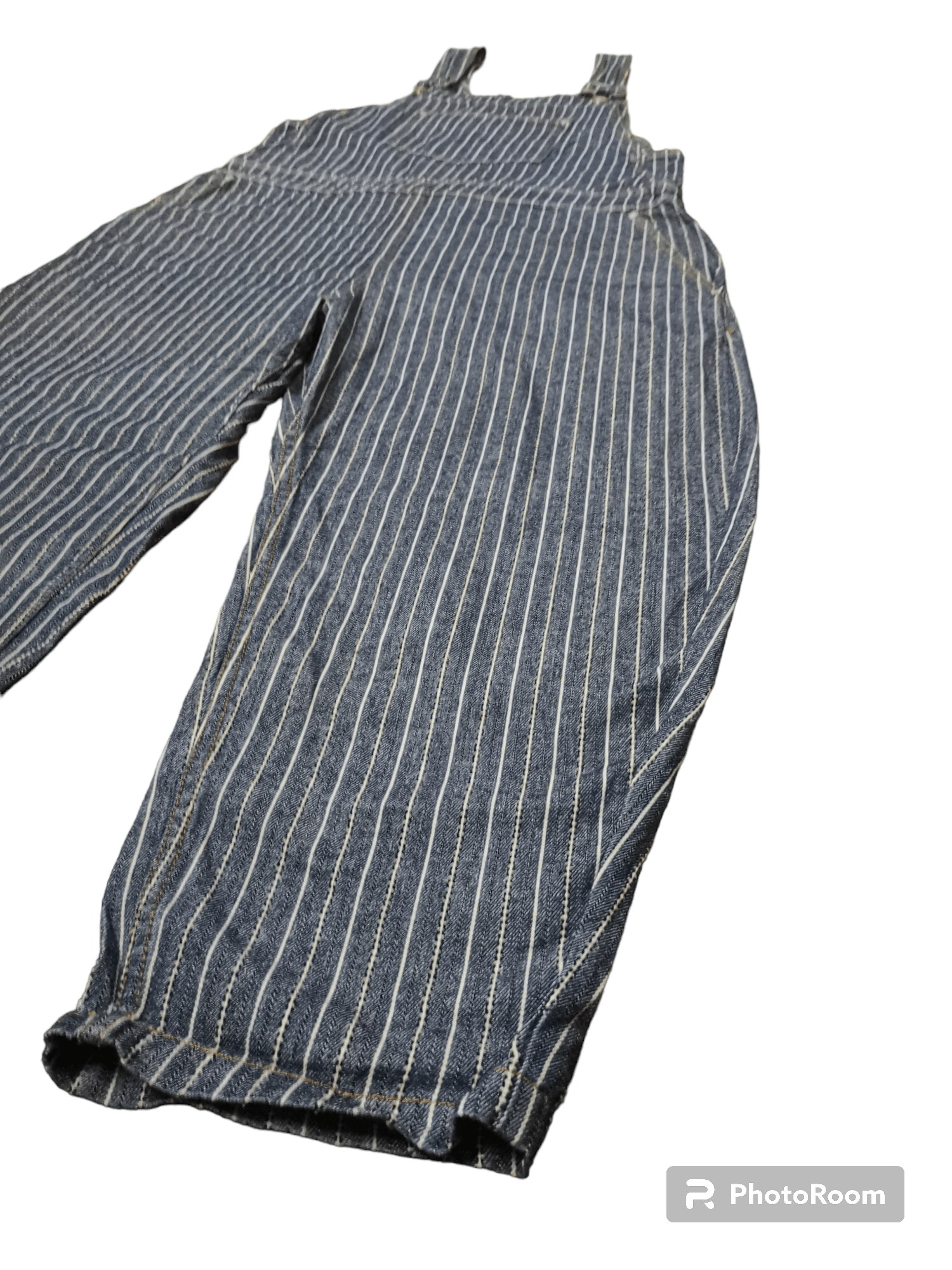 Issey Miyake × Japanese Brand × Ne-Net 💥Rare💥 Vtg Ne-net Issey Miyake Hickory Overall Suspender Size 34" / US 12 / IT 48 - 3 Thumbnail