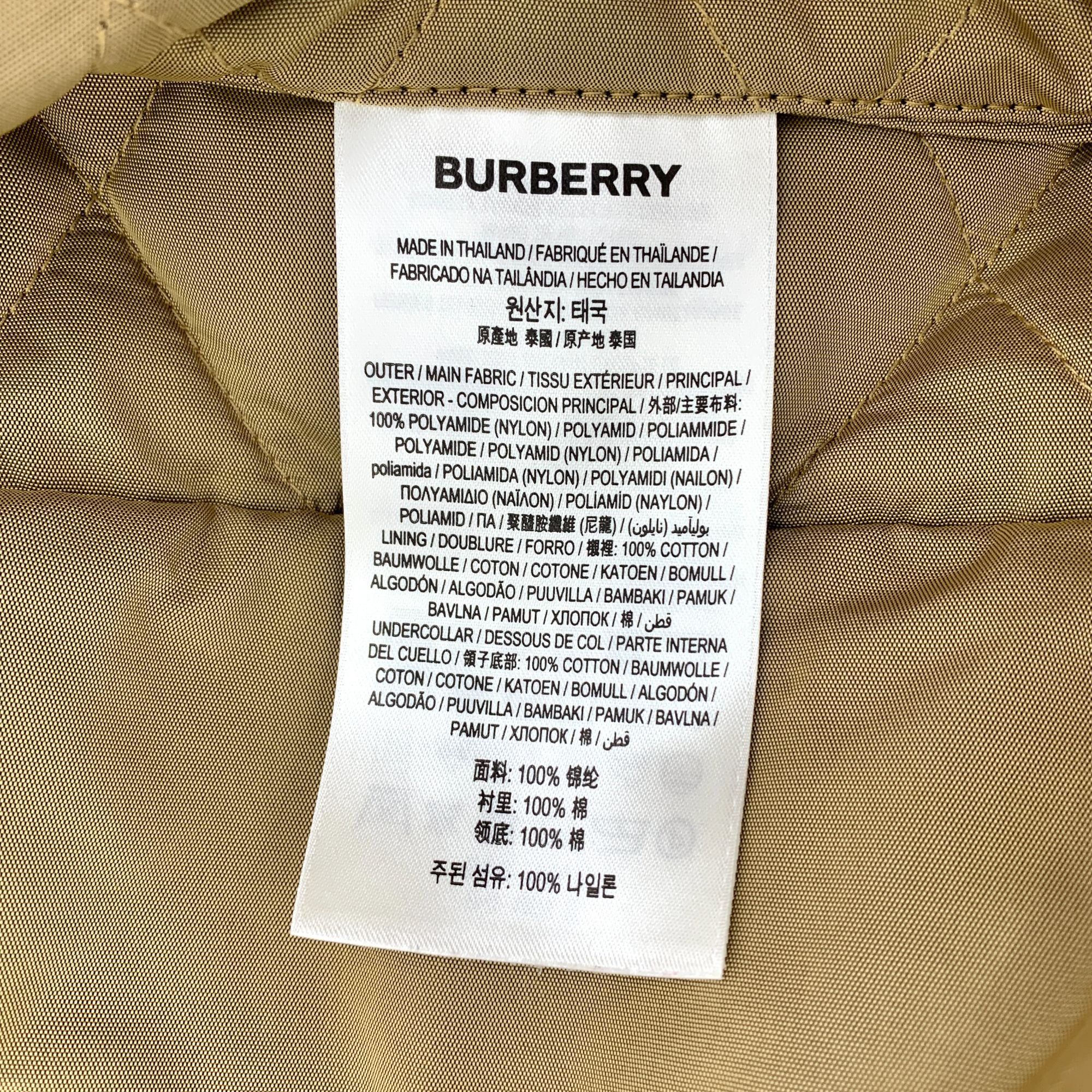 Burberry Burberry Quilted Jacket With Belted Waist Medium Nylon & Cot Size US M / EU 48-50 / 2 - 6 Thumbnail