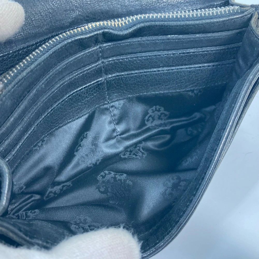 Chrome Hearts CHROME HEARTS Judy Long Wallet Black Leather Size ONE SIZE - 11 Thumbnail
