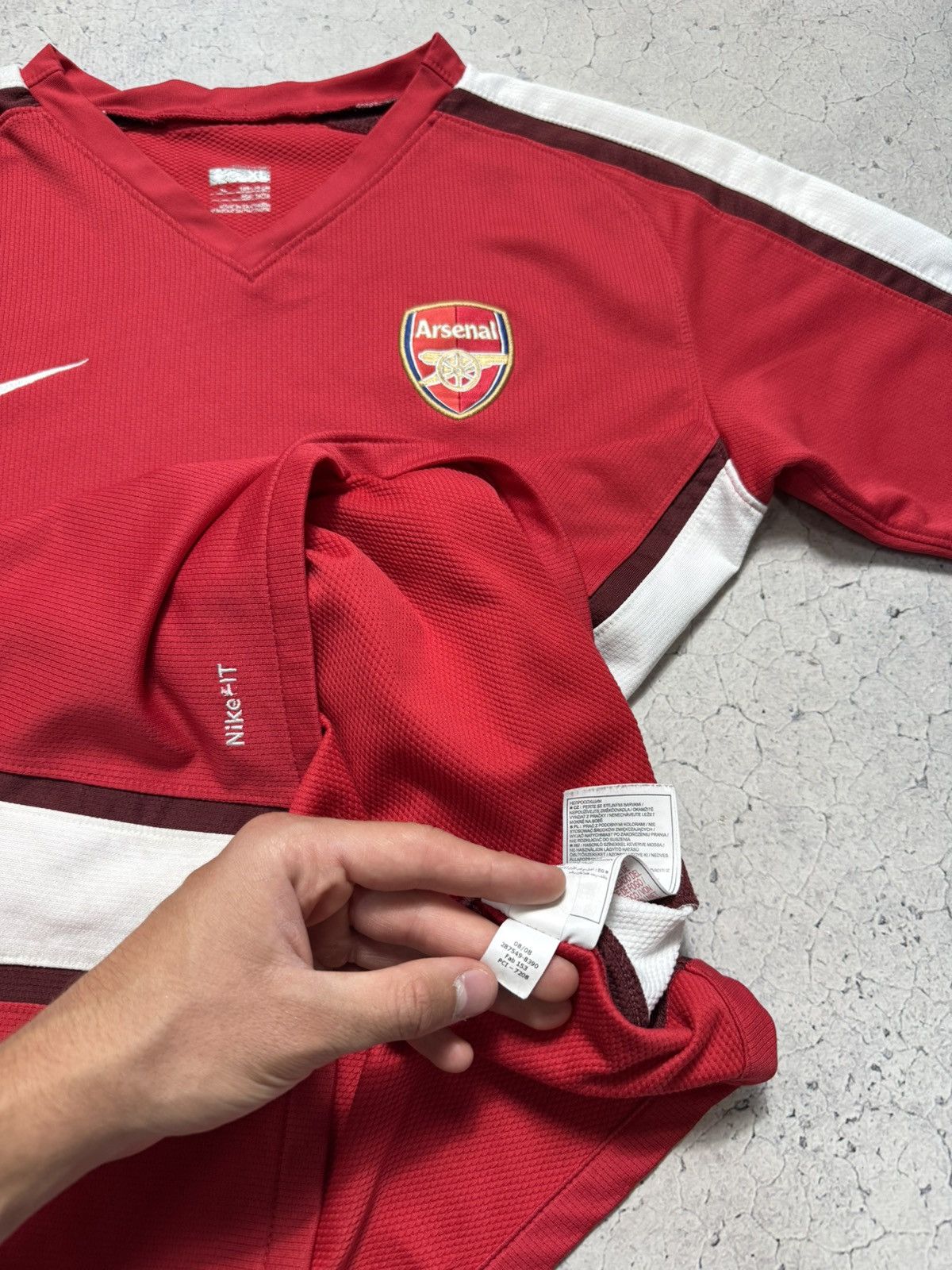 Nike Nike FC Arsenal 2008/2009 Vintage Soccer Jersey Size US S / EU 44-46 / 1 - 11 Thumbnail