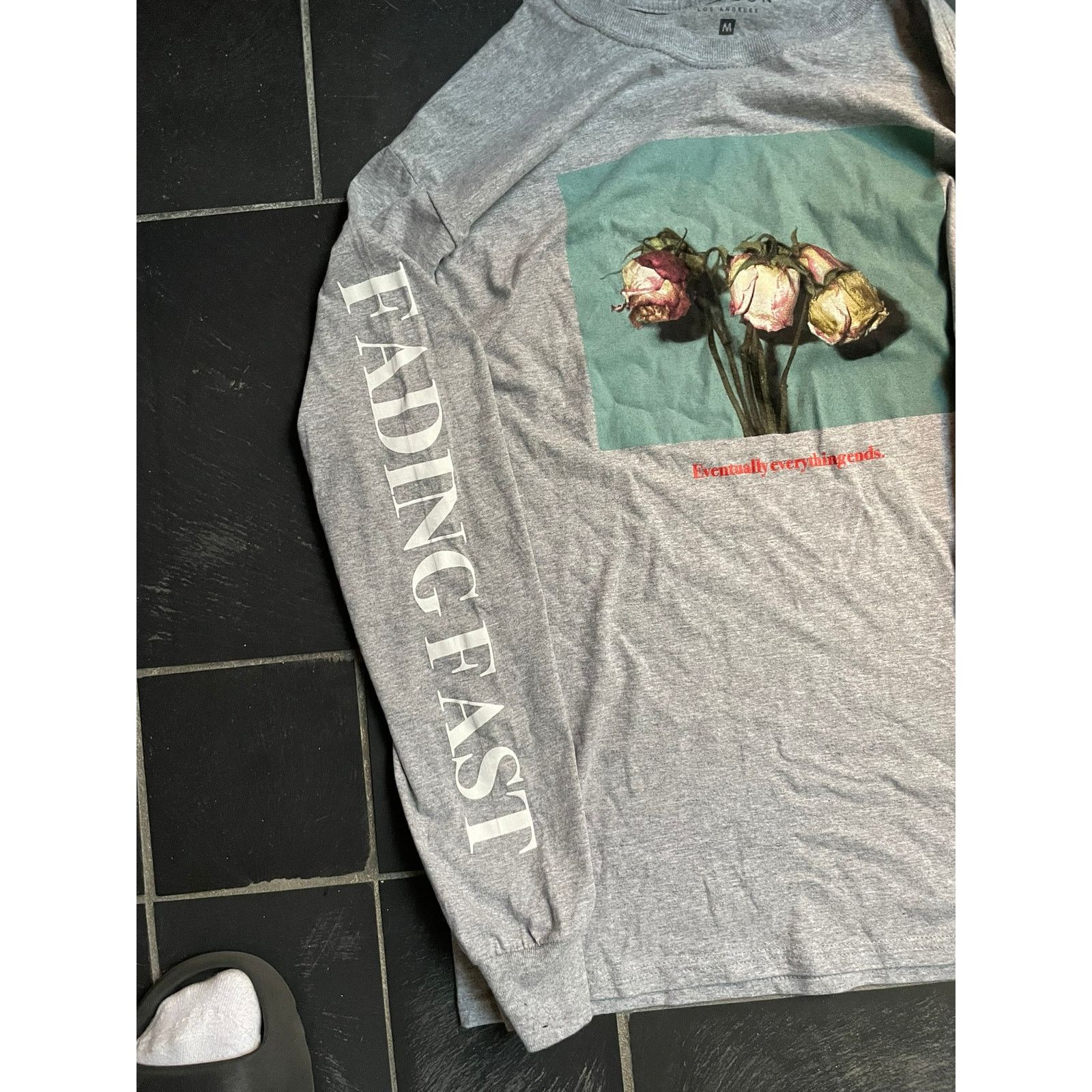 Pacsun Everything Ends Gray Longsleeve Medium Size US M / EU 48-50 / 2 - 4 Thumbnail