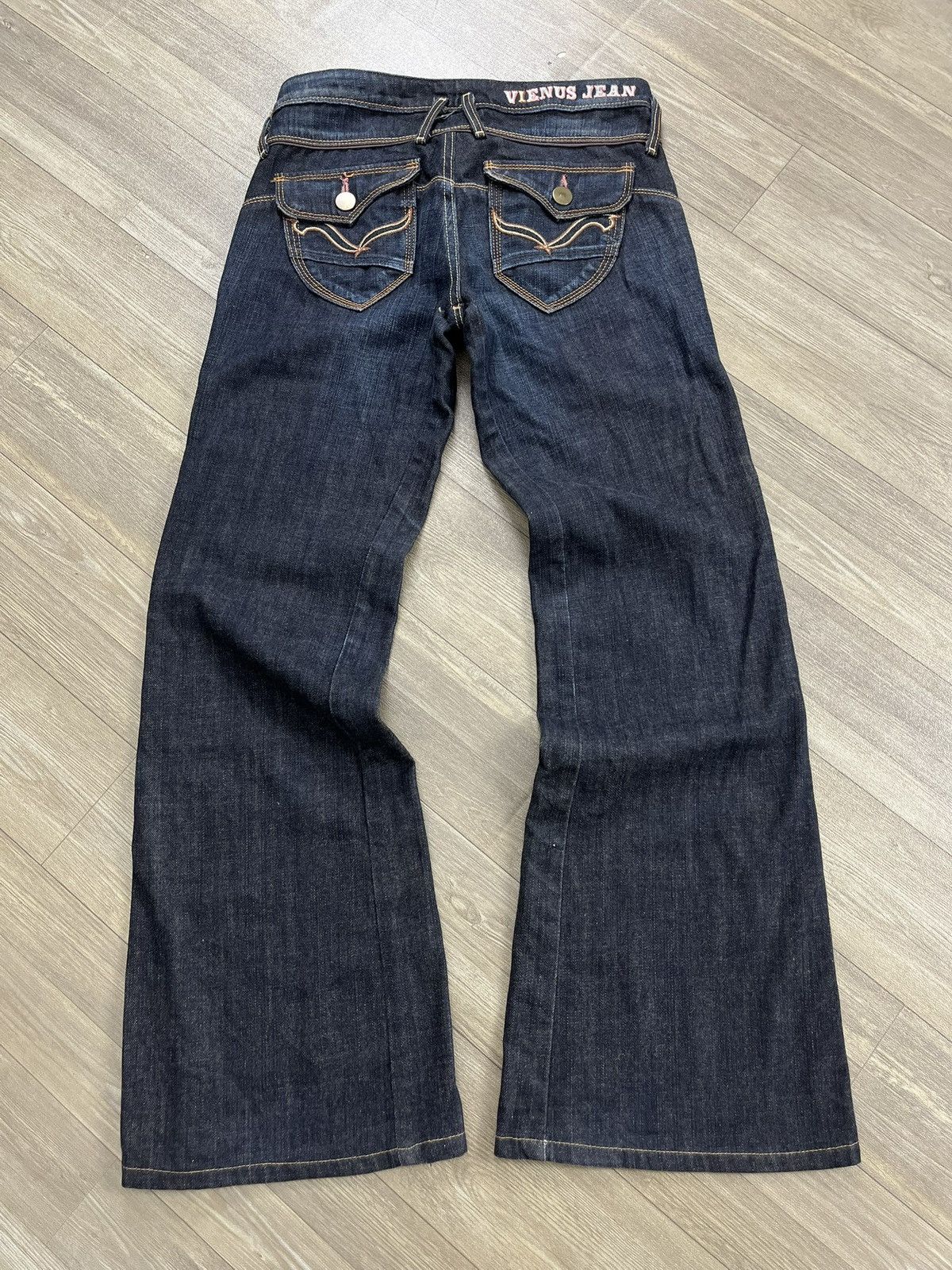 If Six Was Nine 🇯🇵2000s Edwin Vienus Faded Mudmax Bootcut Lgb Flared Jeans Size US 31 - 15 Thumbnail