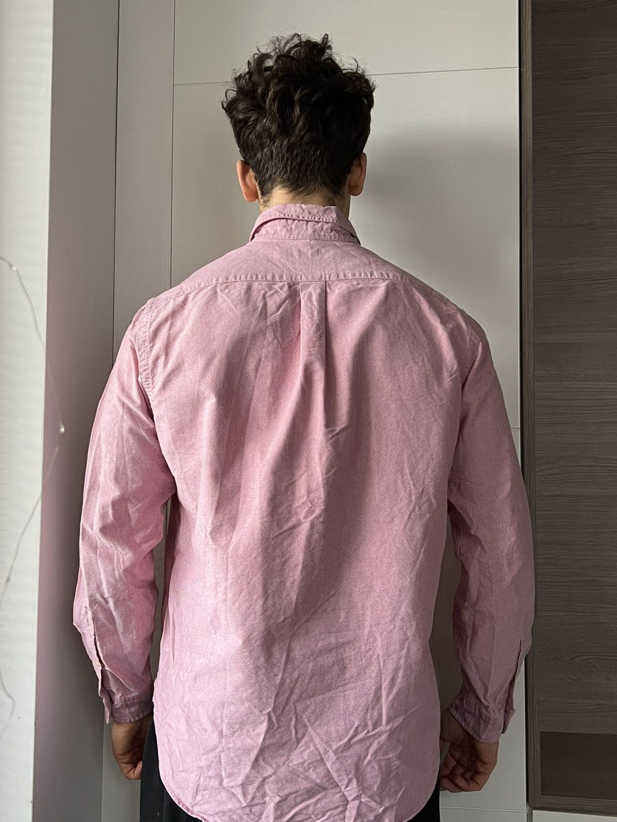 Polo Ralph Lauren × Ralph Lauren ‼️Polo Ralph Lauren RRL Coloured Logo Pink Luxury Shirt‼️ Size US L / EU 52-54 / 3 - 12 Thumbnail