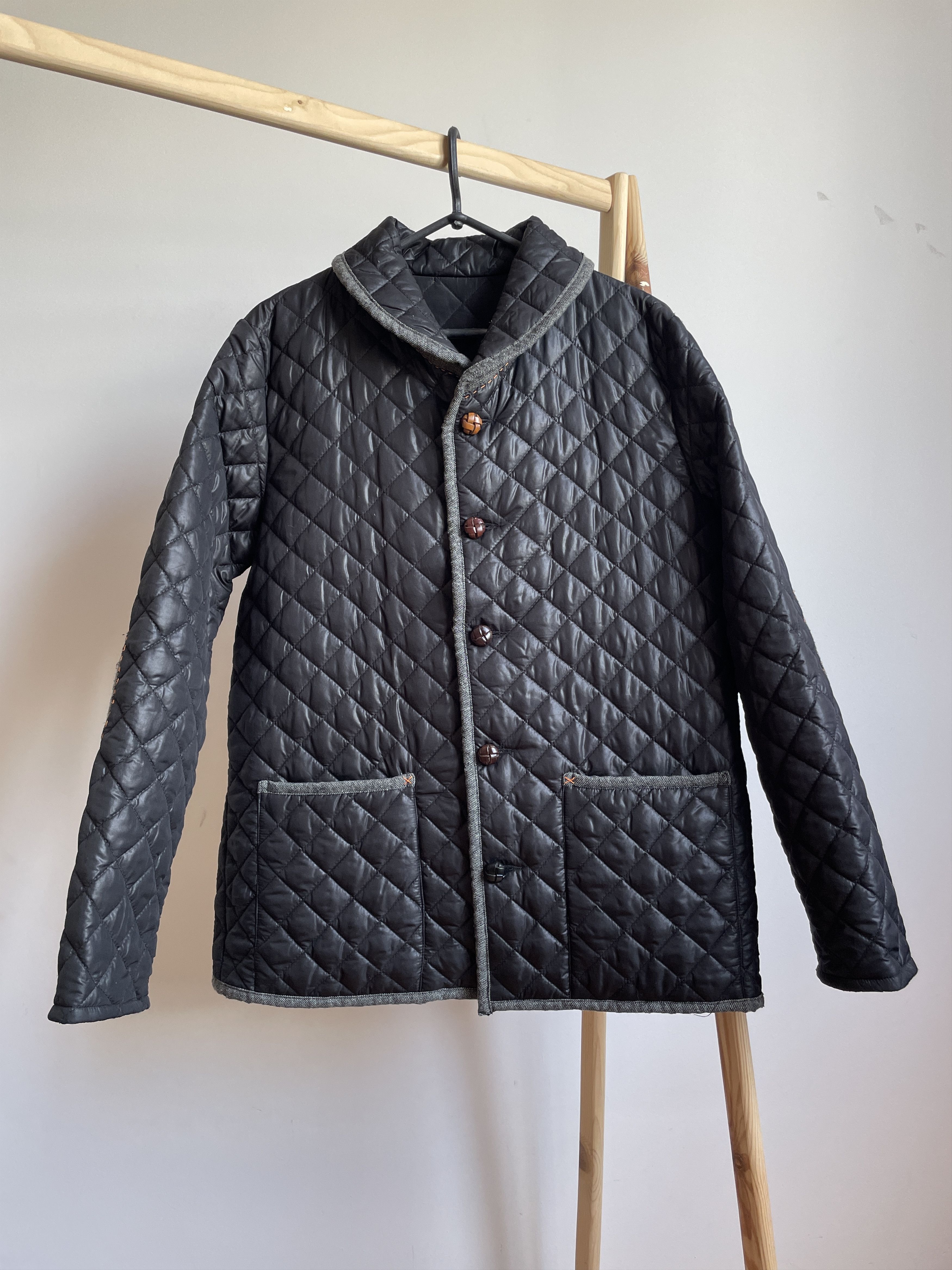 Other Holland Esquire Shawl Collar Quilted Jacket Size S Size US S / EU 44-46 / 1 - 1 Thumbnail