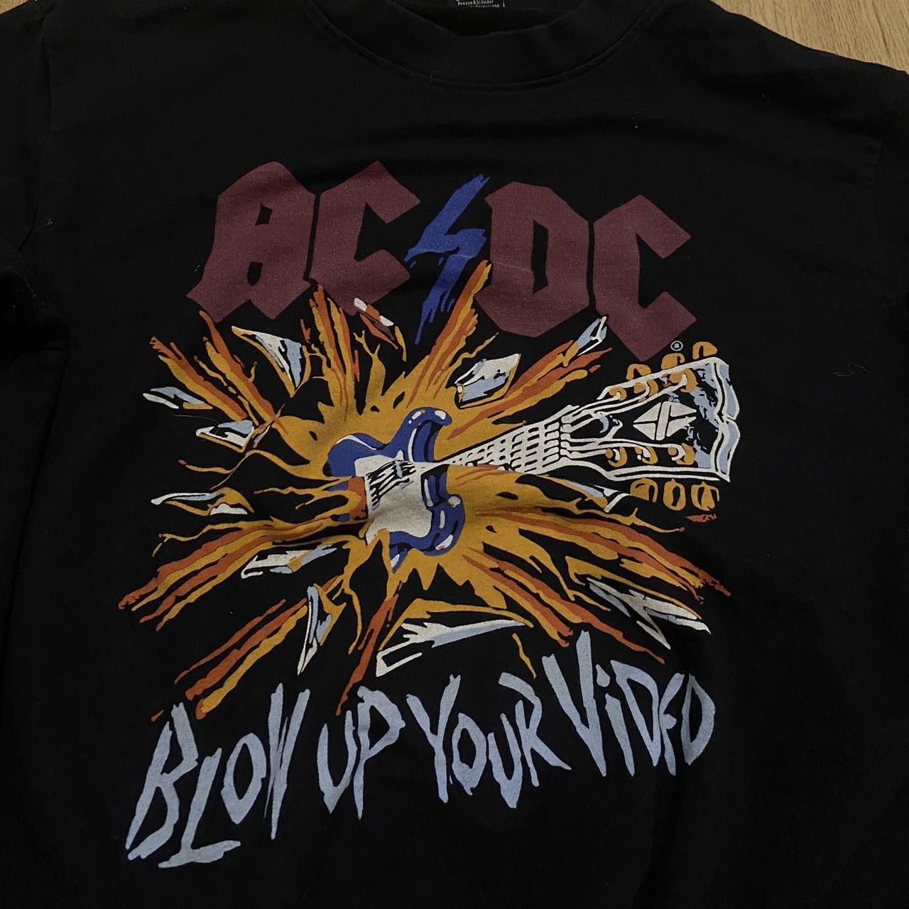 AC/DC AC/DC black and blue crewneck sweatshirtBoxy Size US L / EU 52-54 / 3 - 3 Thumbnail