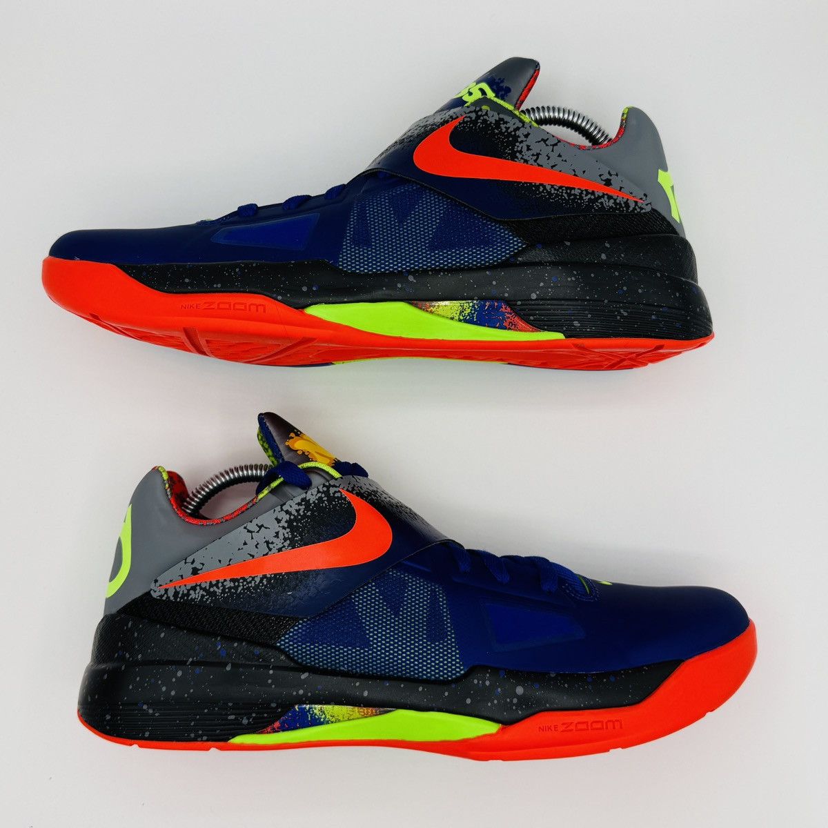 Nike Nike KD 4 NERF Multicolor Basketball Sneakers - 2024 Shoe Size US 9.5 / EU 42-43 - 3 Thumbnail