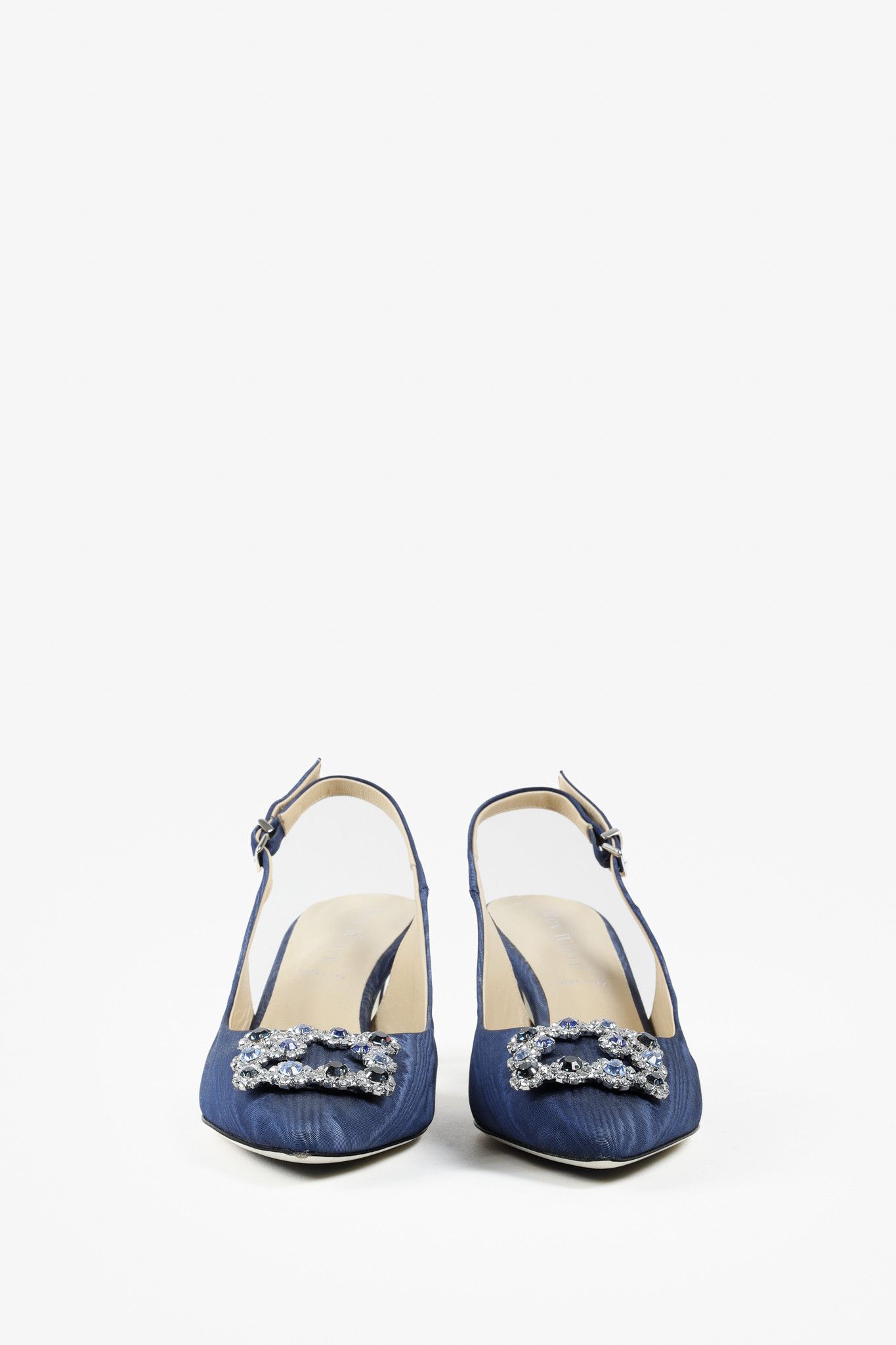 Ron White Ron White Queenie Navy Sling Back Pump Size US 11 / IT 41 - 2 Thumbnail