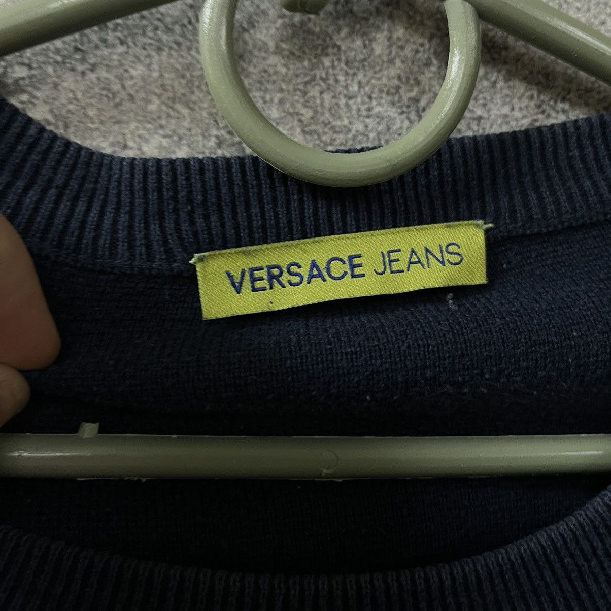 Versace Versace Jeans Big Logo Sweatshirt Size US L / EU 52-54 / 3 - 7 Thumbnail