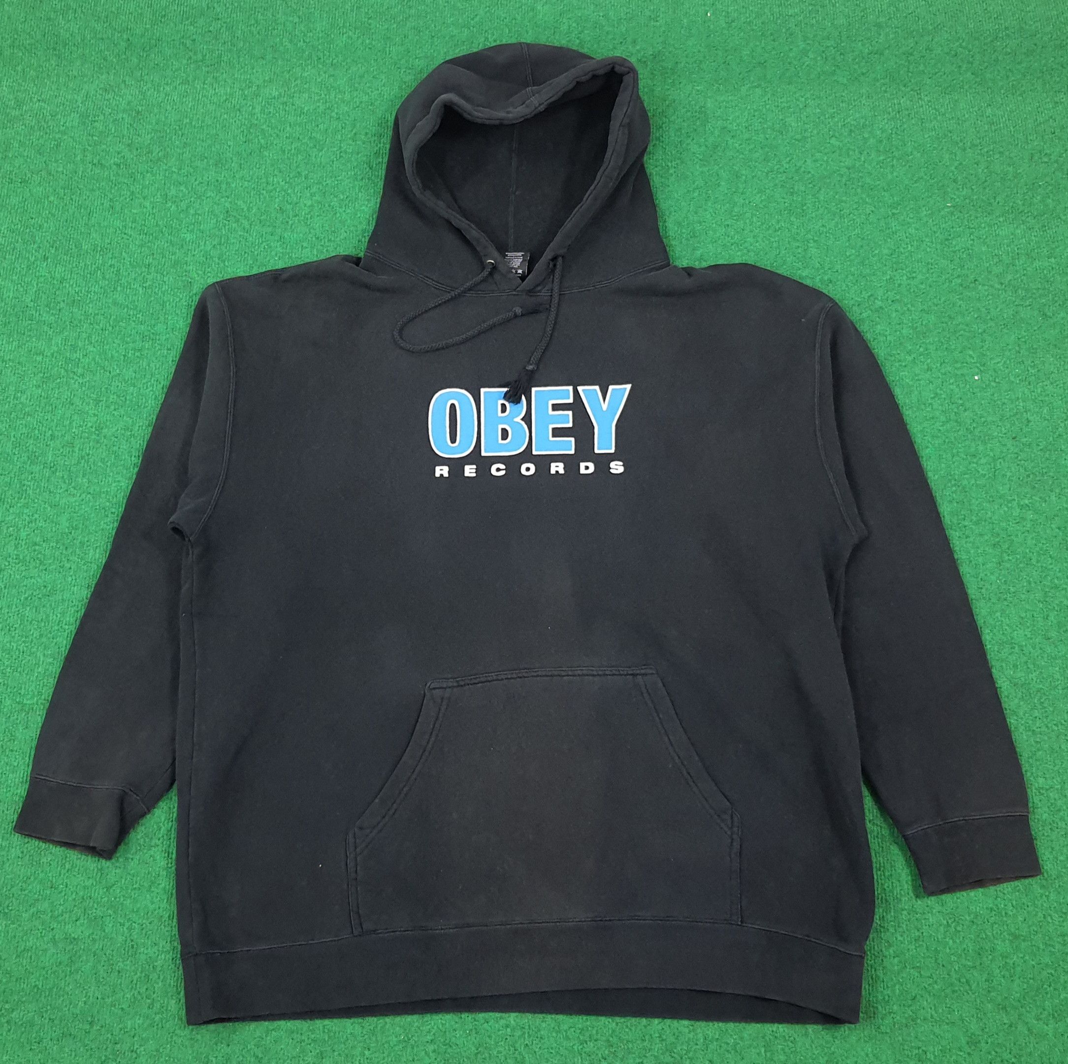 Obey × Vintage Vintage Obey Records Streetwear Hoodies Size US XXL / EU 58 / 5 - 1 Thumbnail