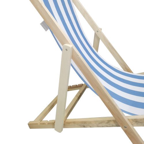 Designer × Homemade BEACH CHAIR stripe- folding chaise lounge chair Size US L / EU 52-54 / 3 - 4 Thumbnail