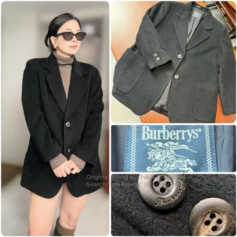 Burberry Burberry Black Wool Women's Coat. Size XXS / US 00 / IT 34 - 1 Thumbnail