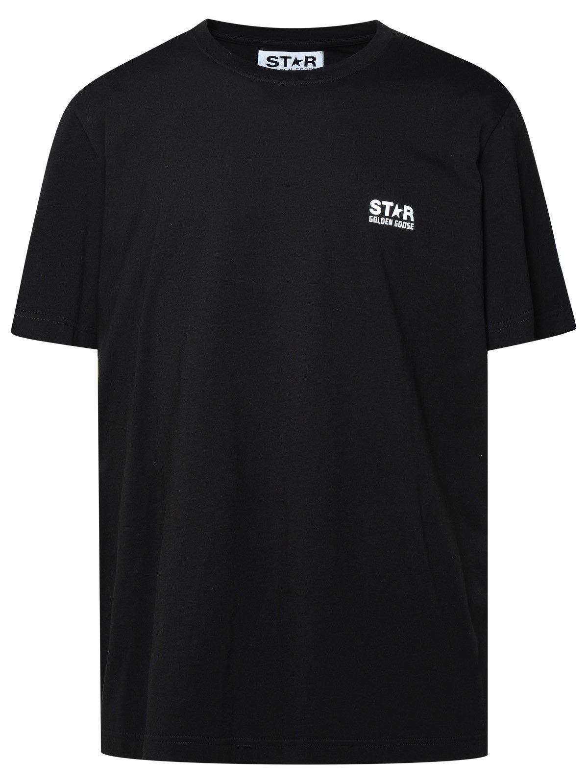 image of Golden Goose Black Cotton T-Shirt, Men's (Size Large)