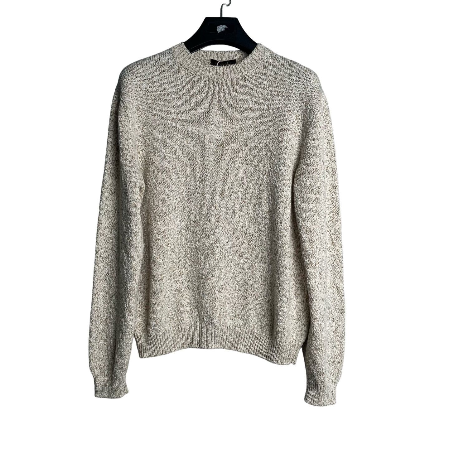 Loro Piana Loro Piana Beige Cotton Knit Sweater 48 Size US M / EU 48-50 / 2 - 1 Thumbnail