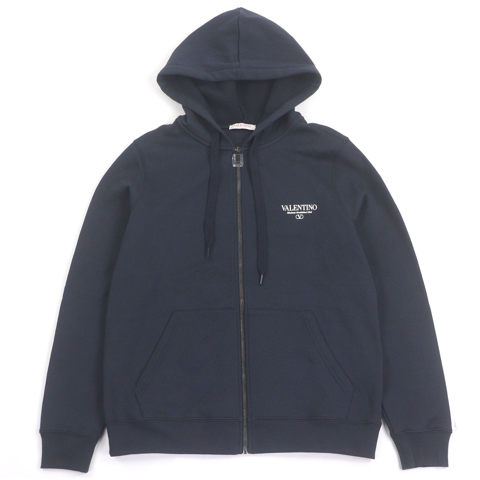 Valentino Valentino Valentino Logo print Cotton Hoodie Cotton Sweatshirts & Hoodies 5V3MF27QA8D DUTY FREE for USA Size ONE SIZE - 1 Thumbnail
