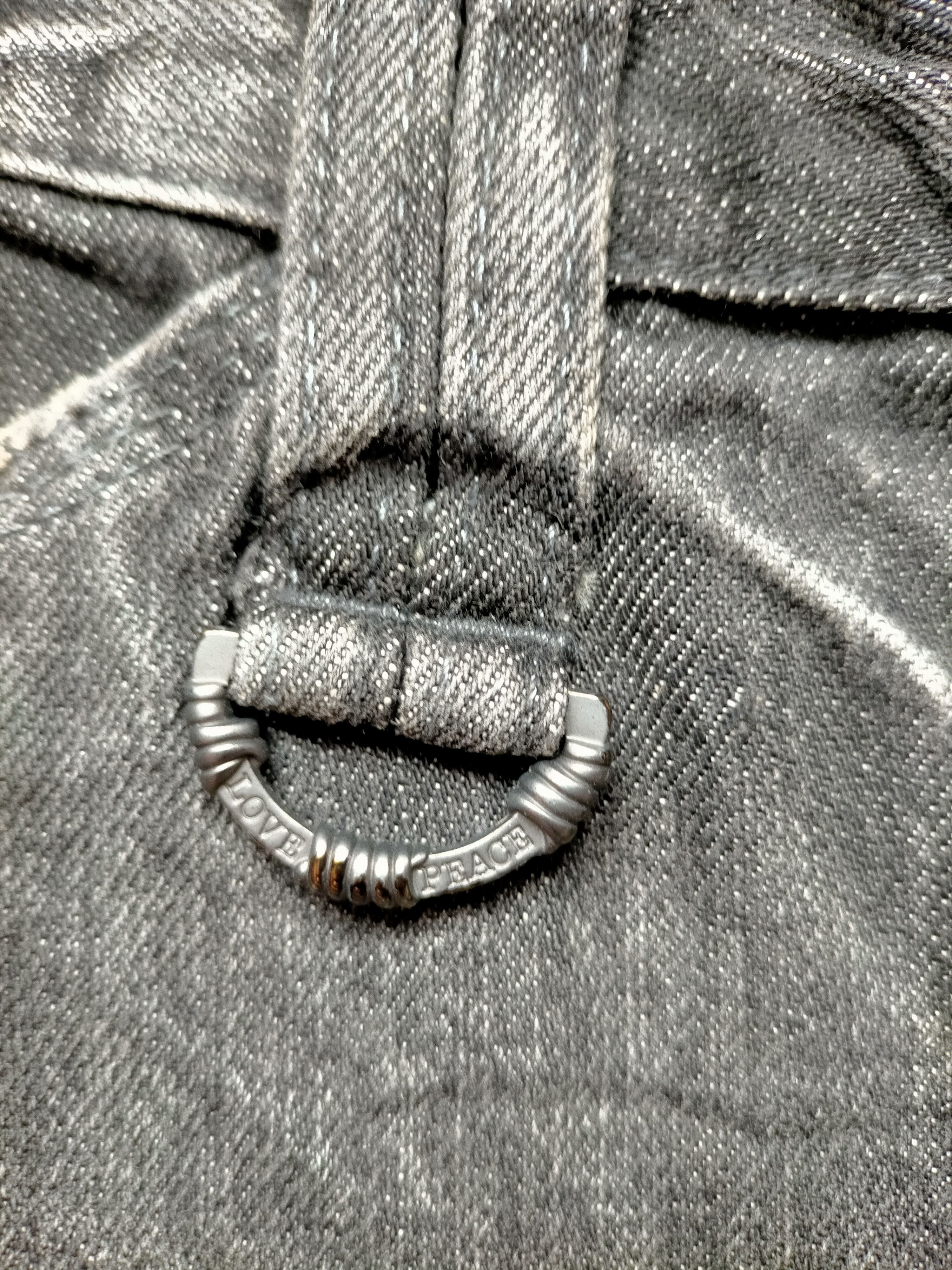If Six Was Nine Roar Guns Made in Japan Punk style Black Denim Size US 31 - 18 Thumbnail