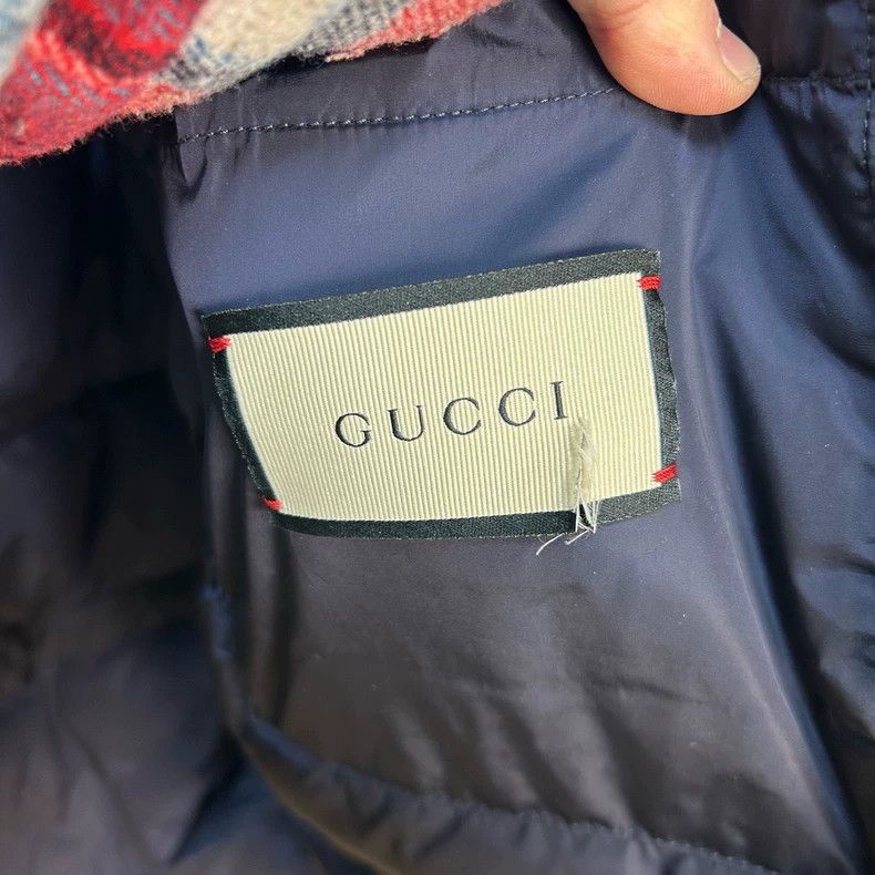 Gucci Gucci Badge dark pattern full-print down jacket Size US M / EU 48-50 / 2 - 3 Thumbnail
