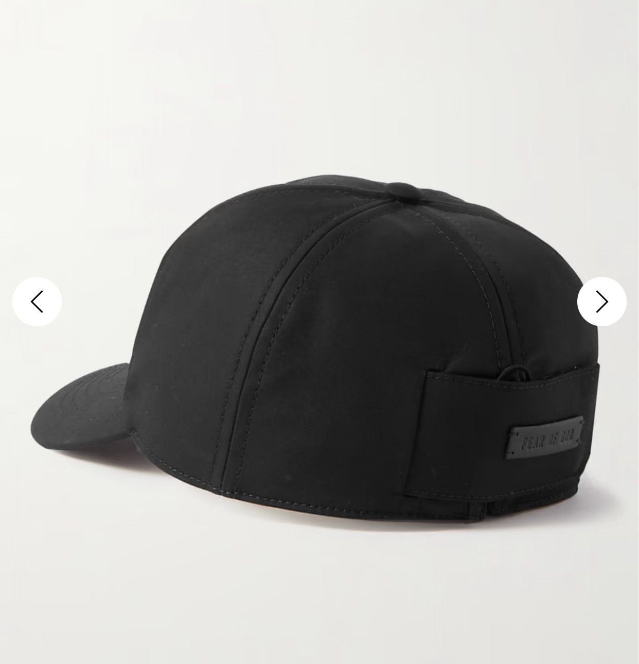 Fear of God Fear of god eternal flocked cotton baseball cap Size ONE SIZE - 3 Thumbnail