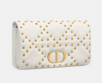 image of O1W1Db10224 Size: Os Dior Caro Mini Bag In Latte, Women's