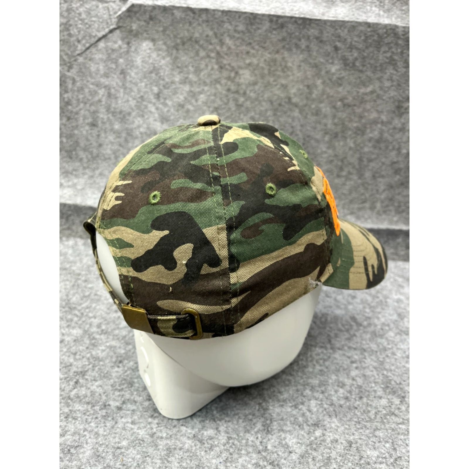 Vintage Ethos Hat Cap Adjustable One Size Orange Green Camo 100% Cotton Men Baseball Cap Size ONE SIZE - 7 Thumbnail