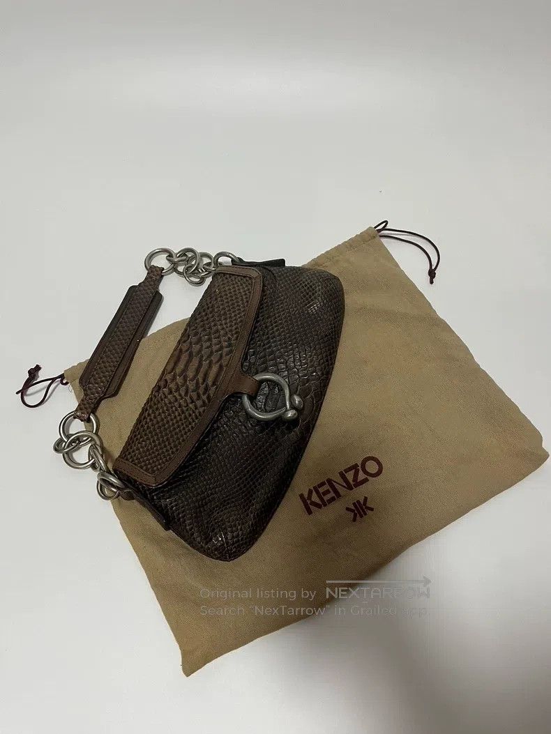 Kenzo Kenzo Snake Skin Sling Bag Handbag Size ONE SIZE - 6 Thumbnail
