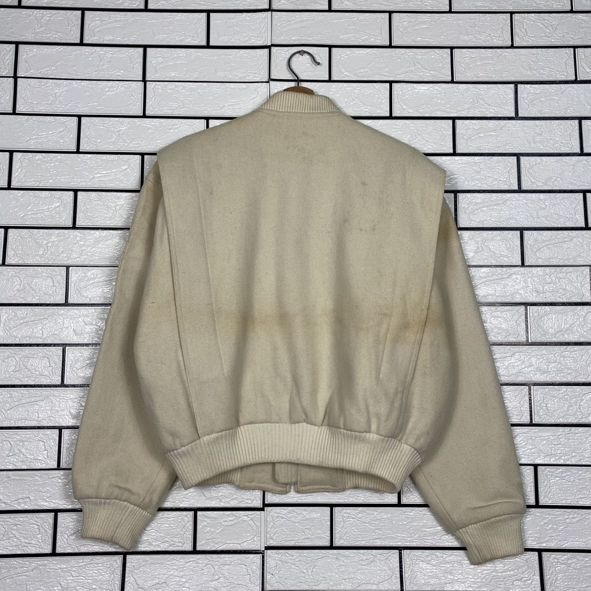 Japanese Brand 📌Vintage Wool Bomber Jacket Flint Lock Issey Miyake Size US M / EU 48-50 / 2 - 9 Thumbnail