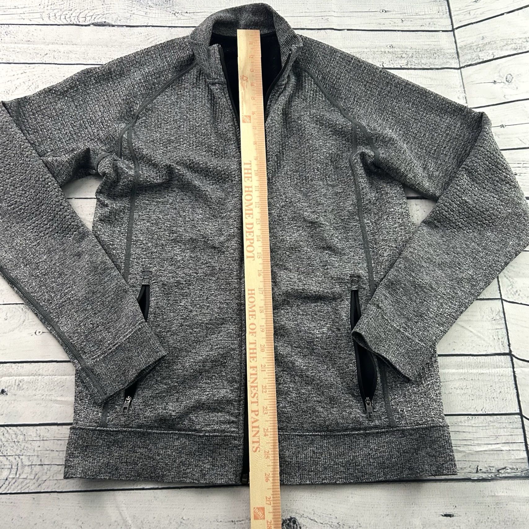 Lululemon Lululemon Jacket Full Zip Engineered Warmth Merino Gray Mens M Size US M / EU 48-50 / 2 - 2 Thumbnail