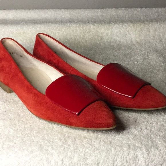 Other Paul Green Teddy Pointed Toe Flats in Red (US 7.5) Size US 7.5 / IT 37.5 - 1 Thumbnail