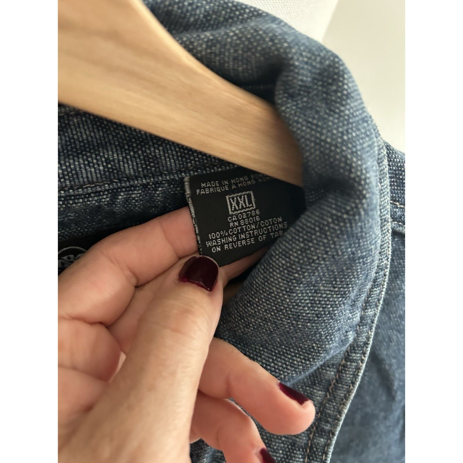 Pelle Pelle PELLE PELLE Marc Buchanan Y2K Denim Jacket XXL Blue Trucker Size US XXL / EU 58 / 5 - 11 Thumbnail